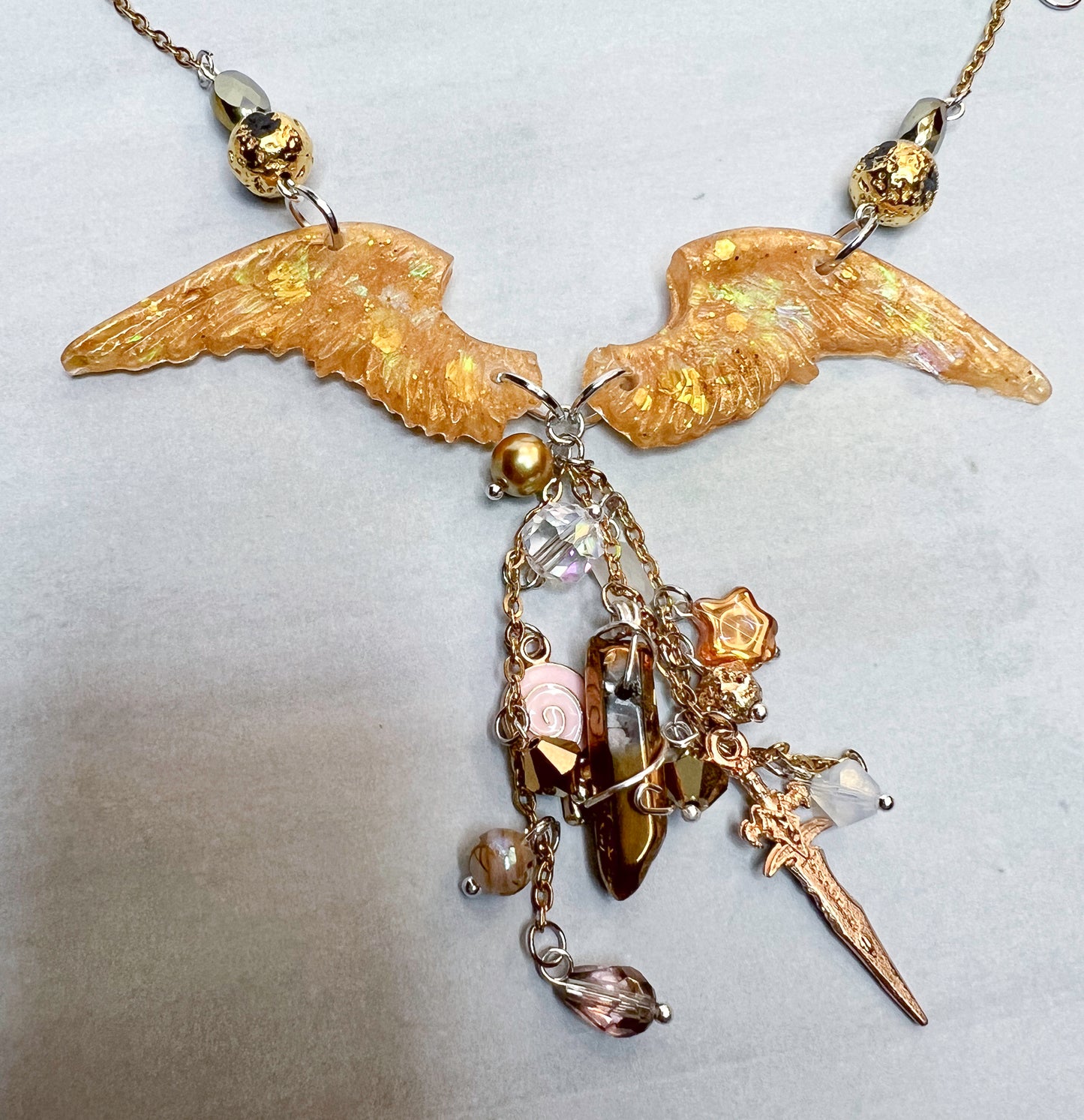 Gabriel's Winged Grace Necklace