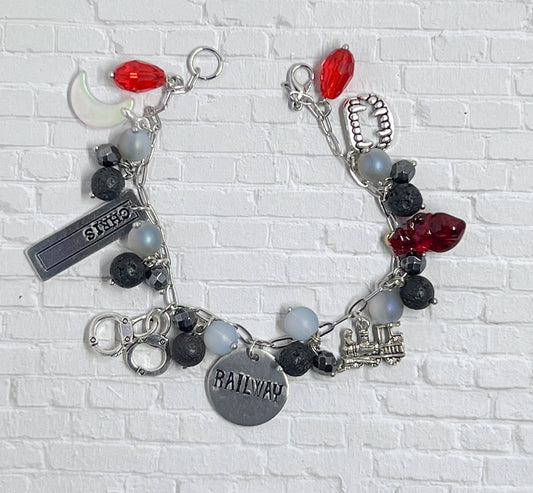 Bang Chan's Railway Inspired Loaded Bracelet
