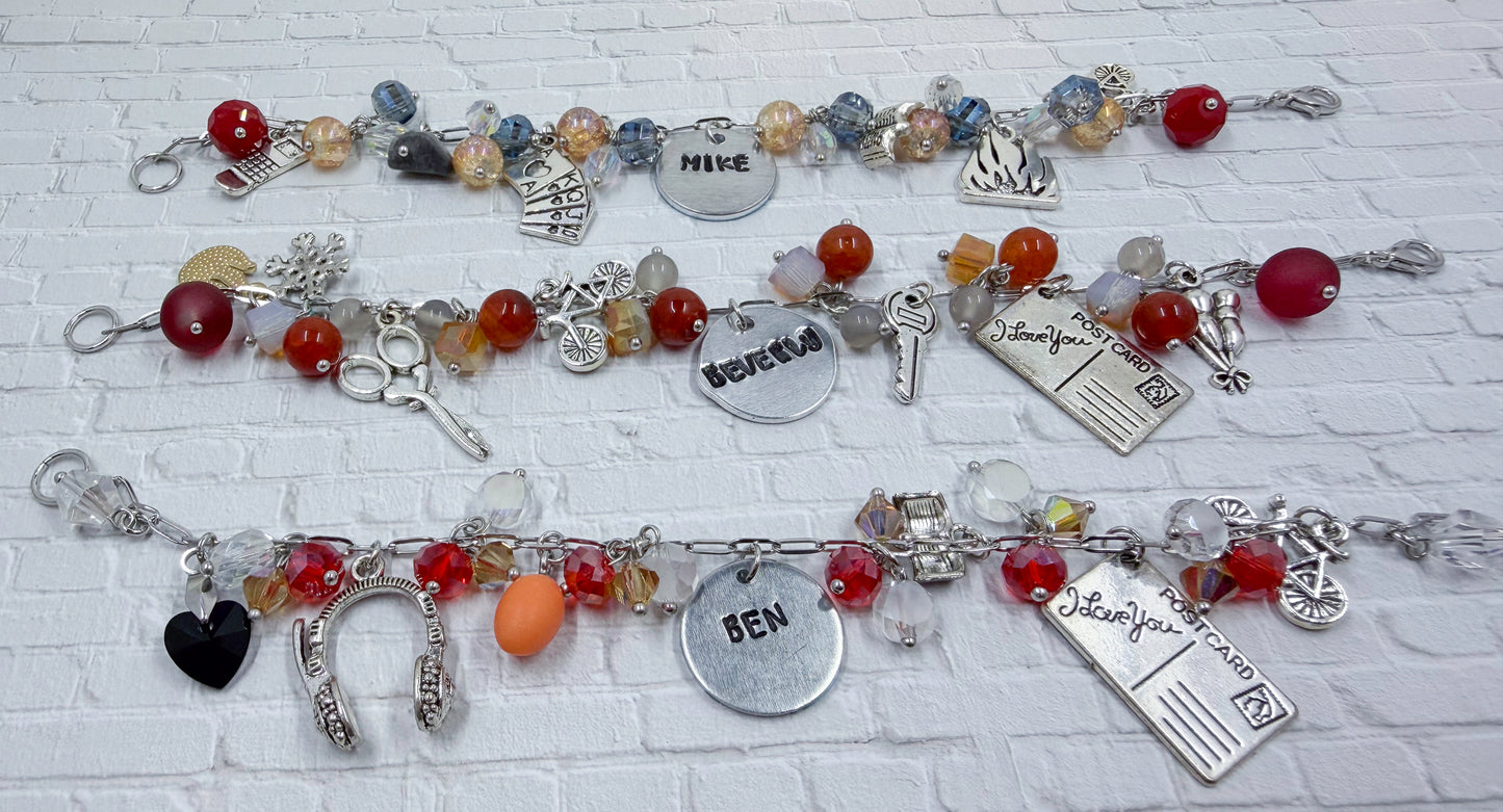 Loser's Charm Bracelets