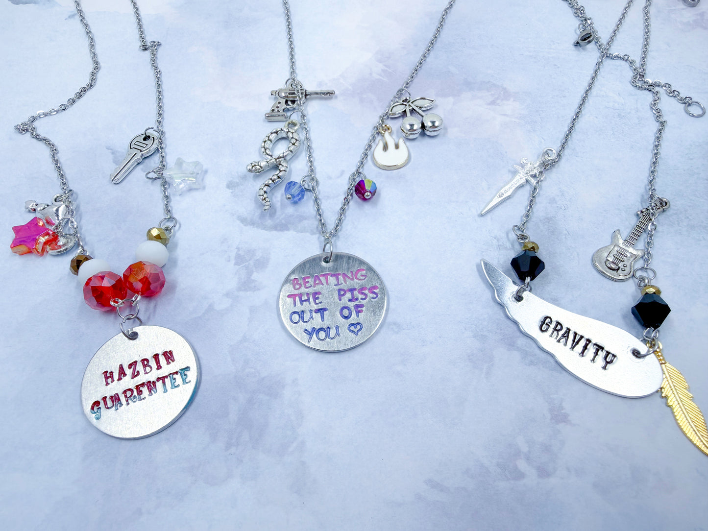 Hazbin Hotel Inspired Song Necklaces Take Two