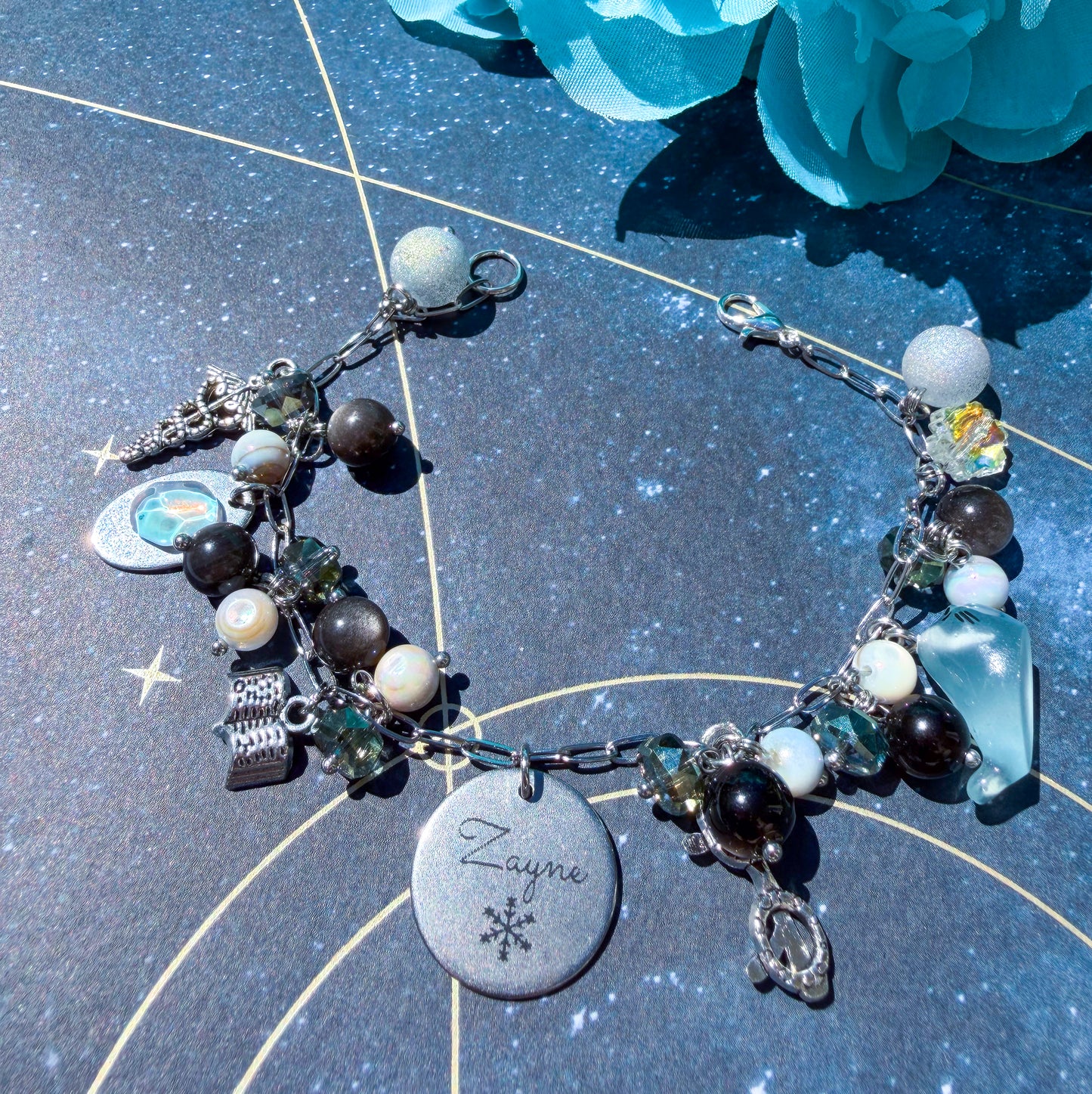 Love and Deep Space Inspired Charm Bracelets