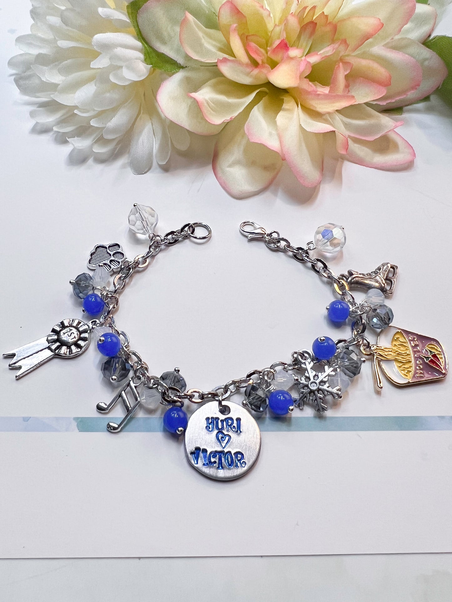 Ice Skating BL Anime Loaded Bracelet