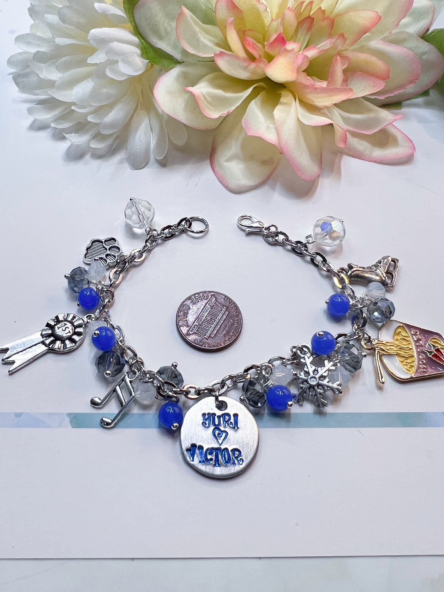 Ice Skating BL Anime Loaded Bracelet