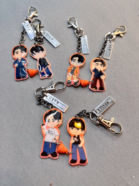 Only Friends Chibi Key Chains