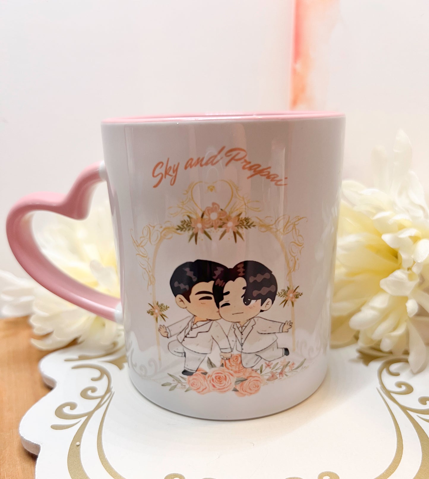 SkyPai and RainPayu Wedding Mug