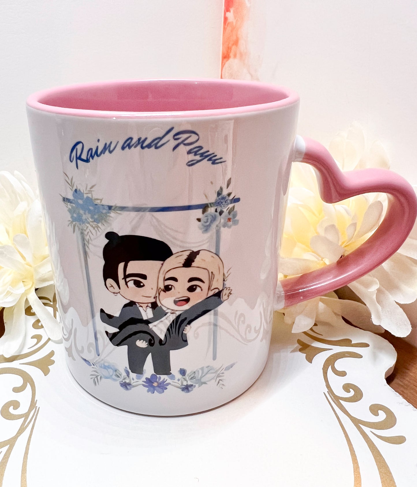 SkyPai and RainPayu Wedding Mug