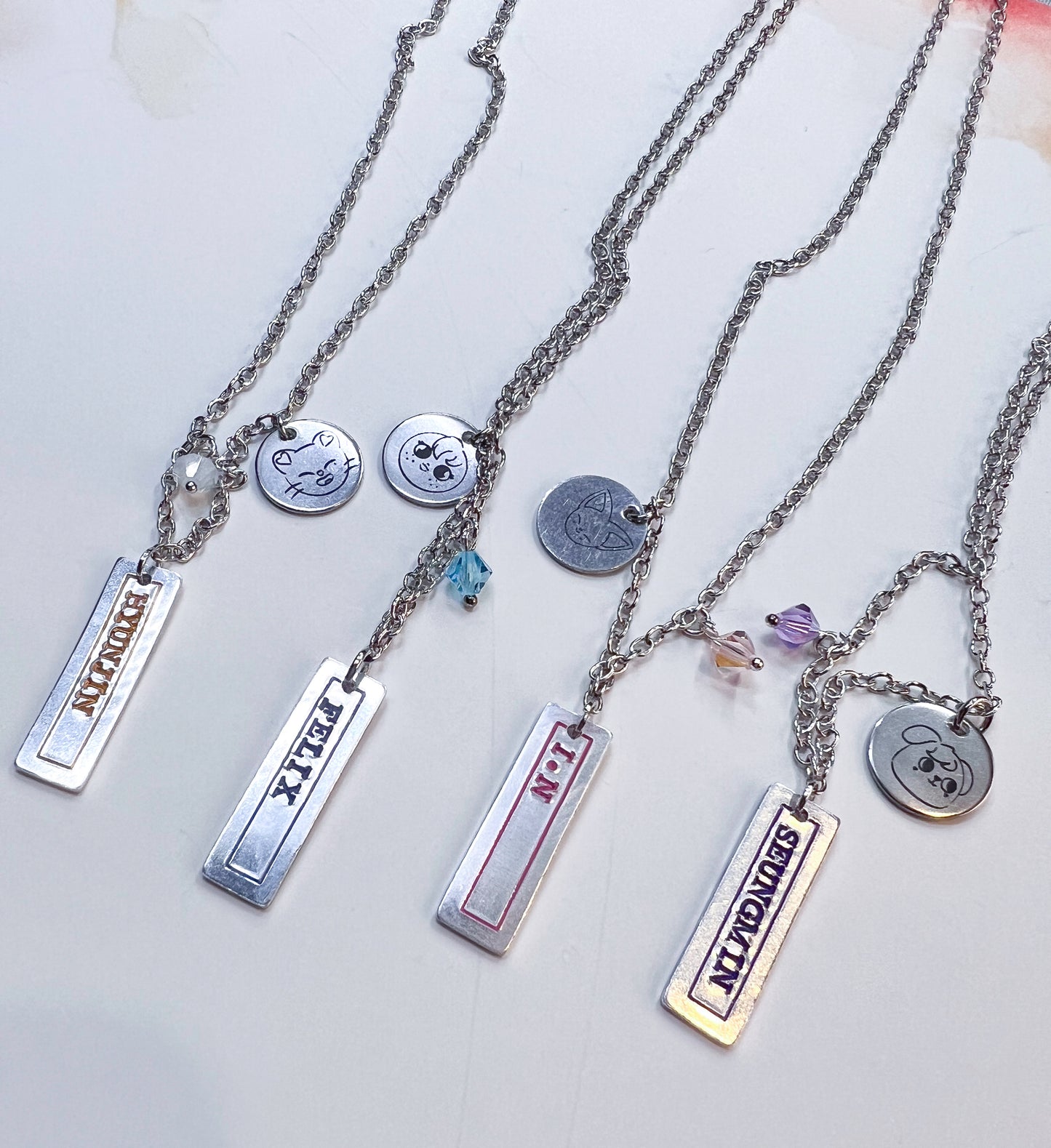 K-Pop Stray Kids Zoo Necklaces