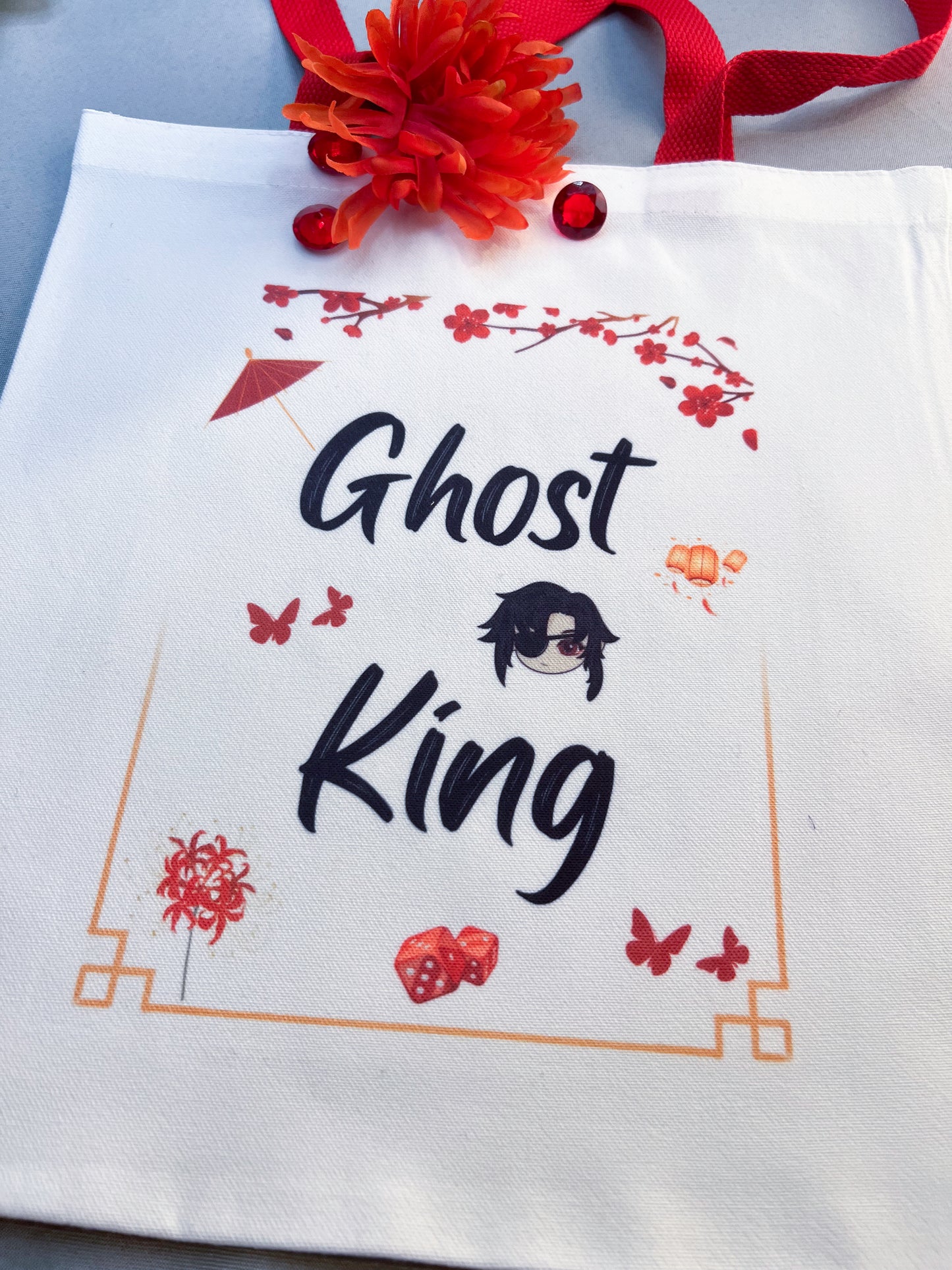 Scrap God Ghost King Tote