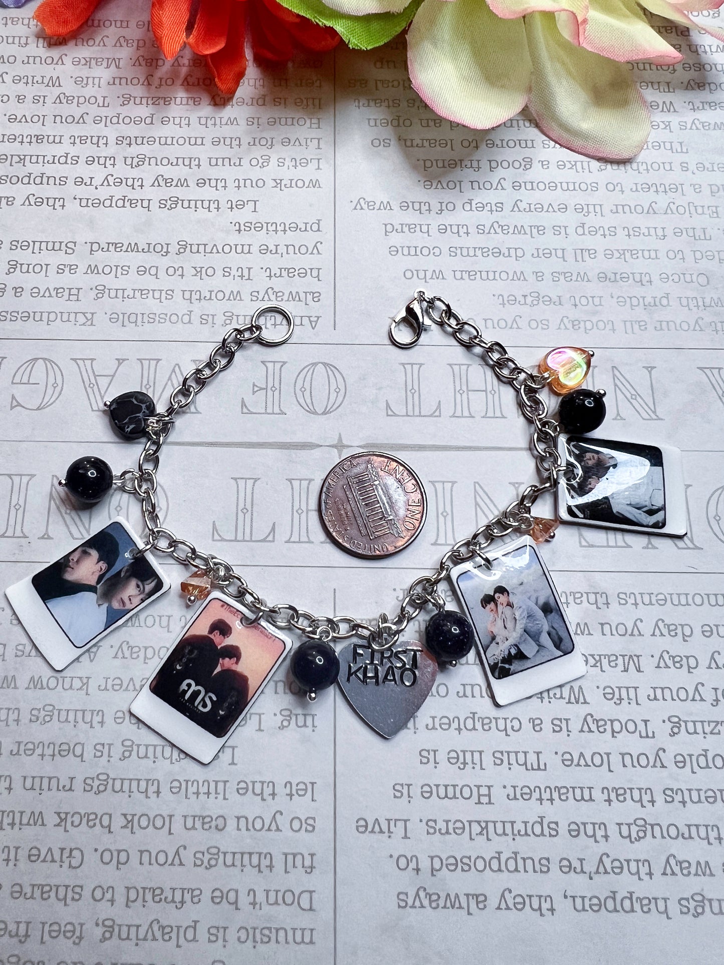 First and Khaotung Photocard Bracelet