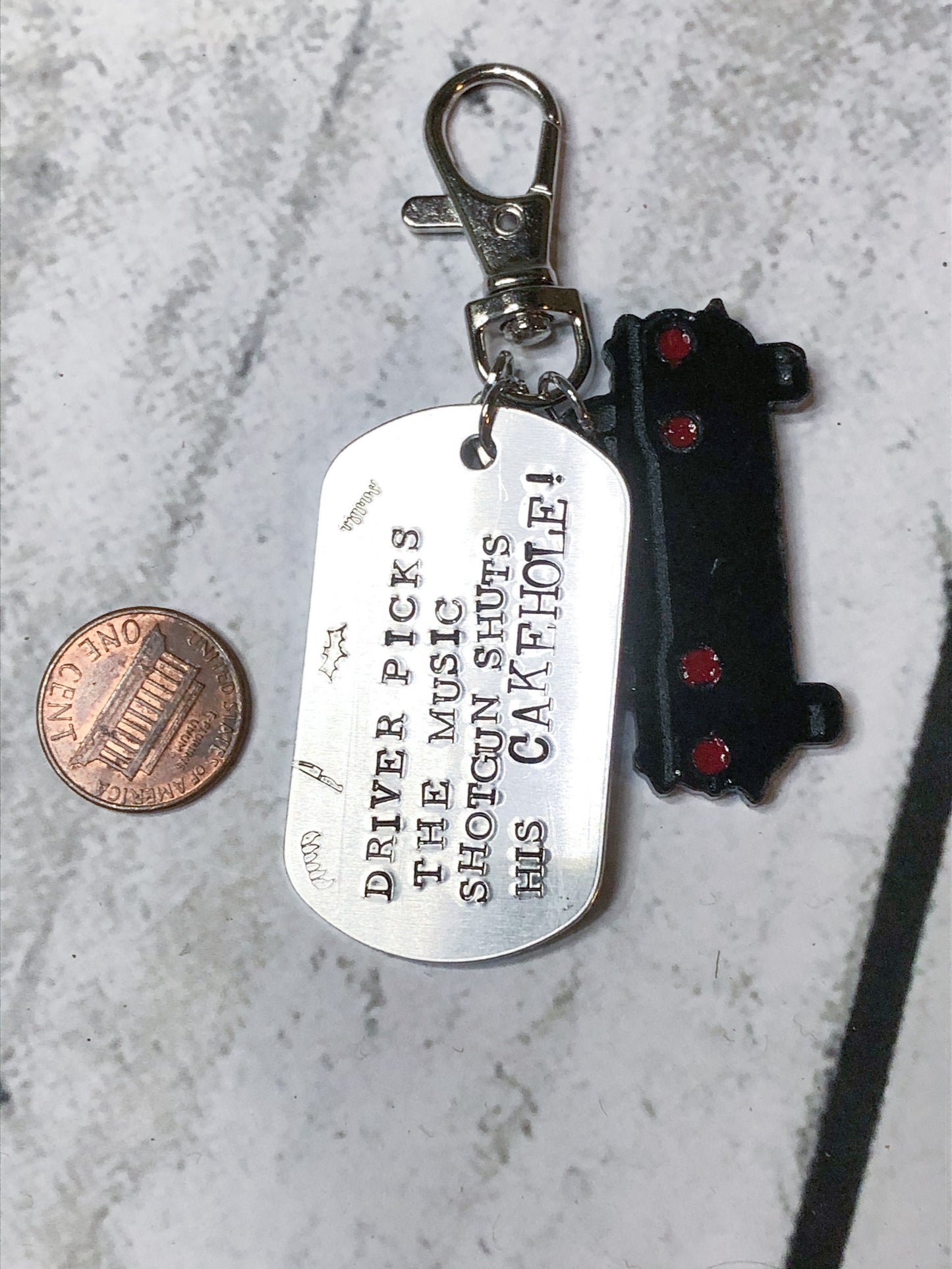 Driver Shuts his Cakehole Bag Clip