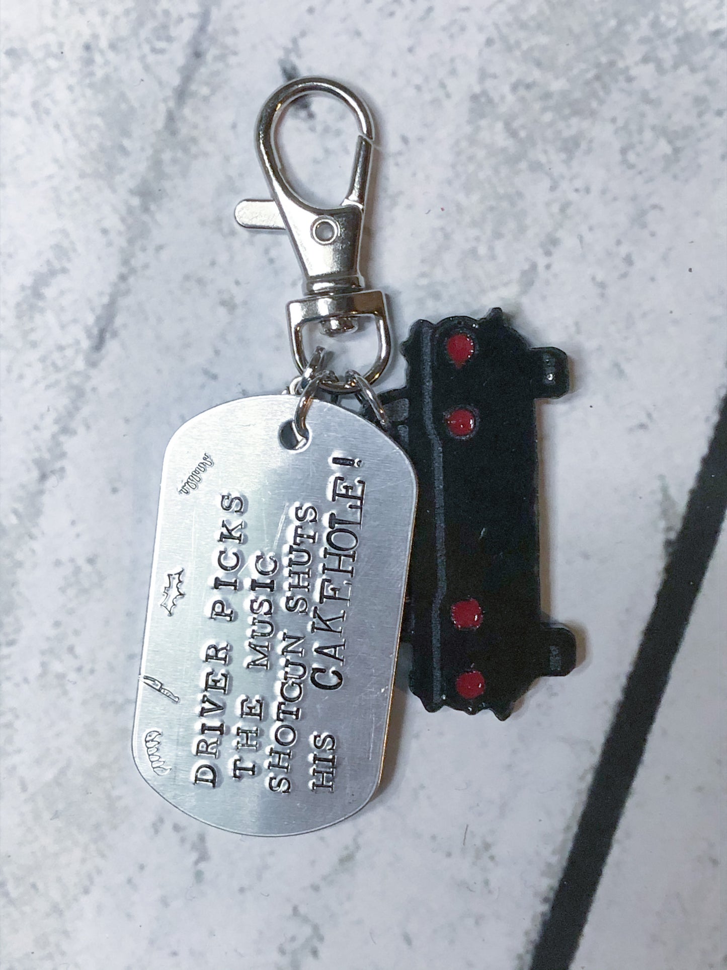 Driver Shuts his Cakehole Bag Clip