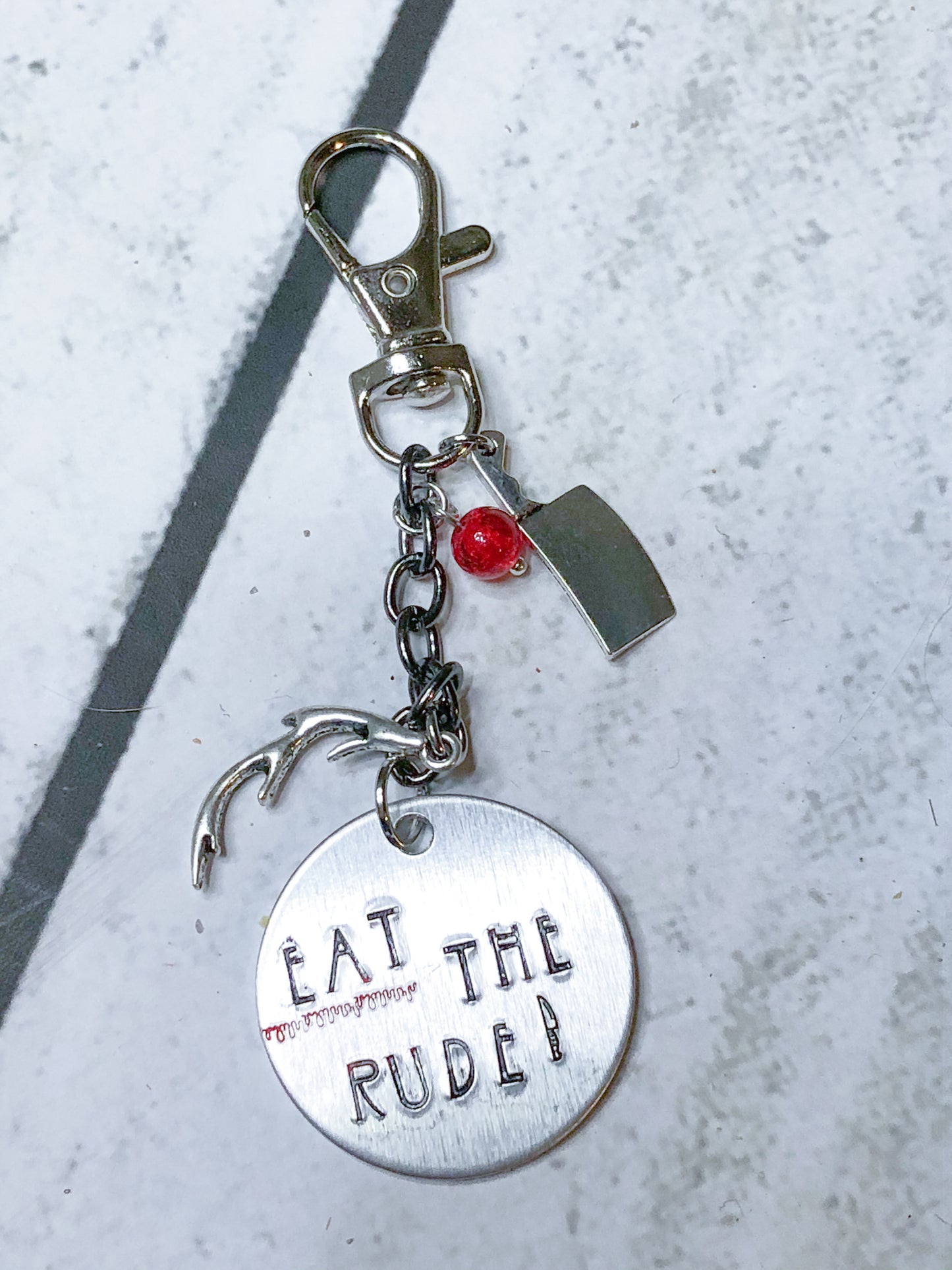 Hannibal Eat the Rude Key Chain