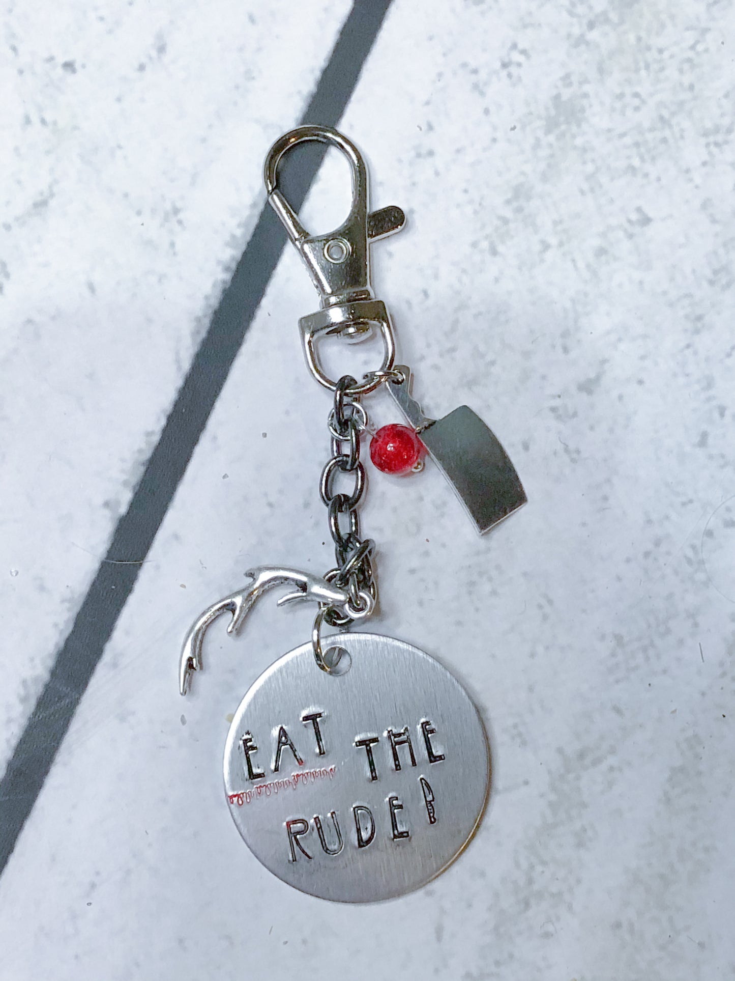 Hannibal Eat the Rude Key Chain