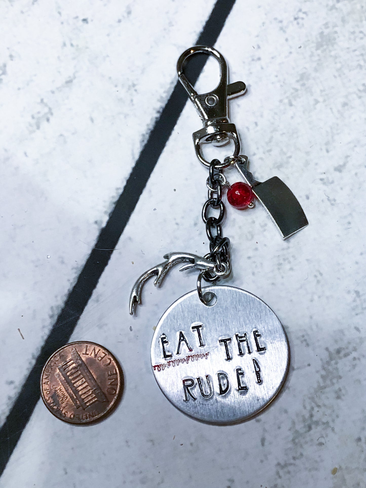 Hannibal Eat the Rude Key Chain
