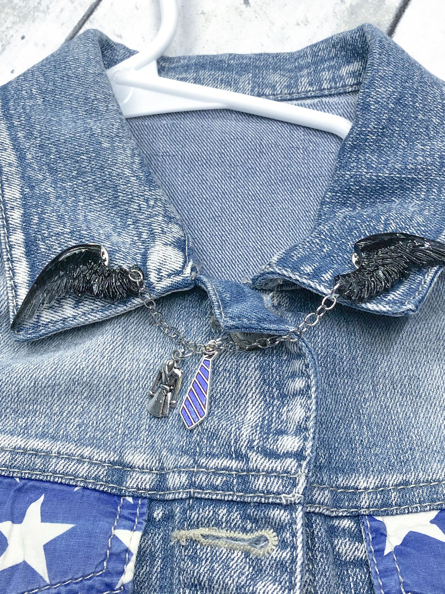 Castiel Collar Pin