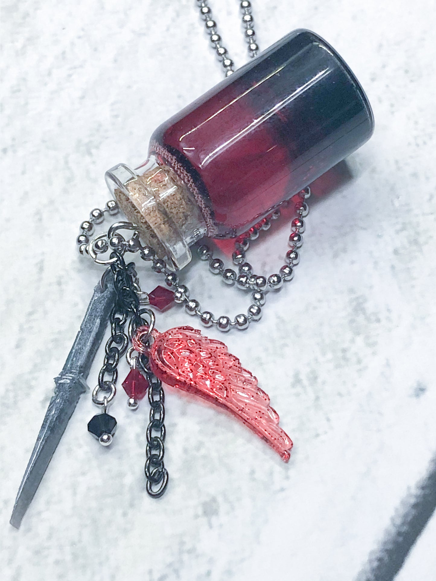 Lucifer Angel Bottled Grace Necklace