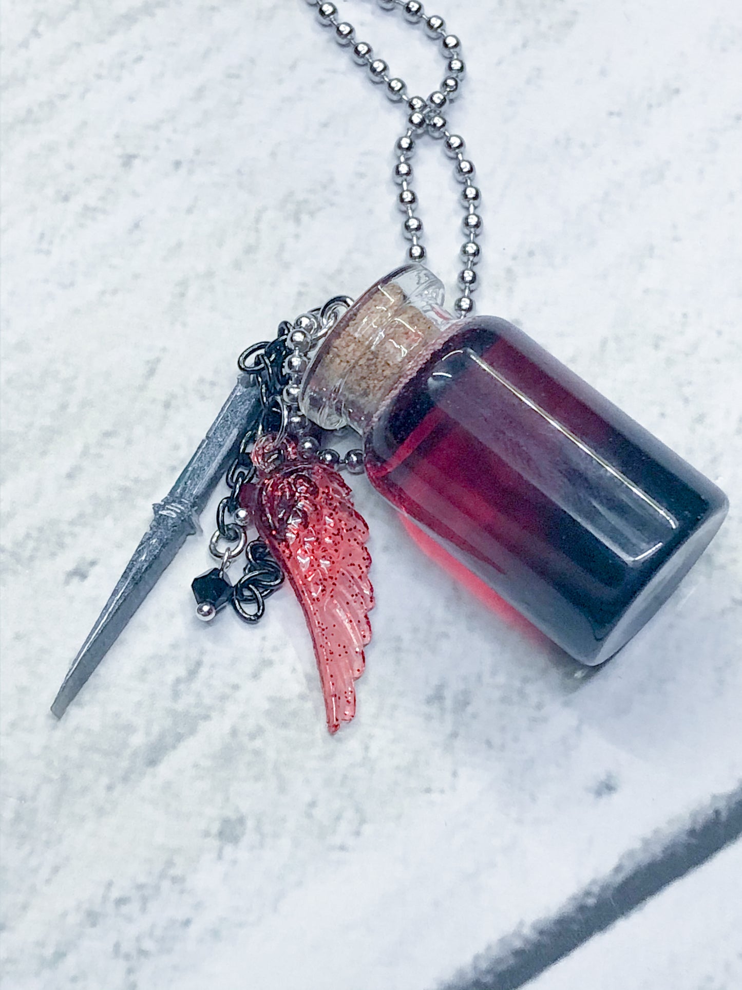 Lucifer Angel Bottled Grace Necklace