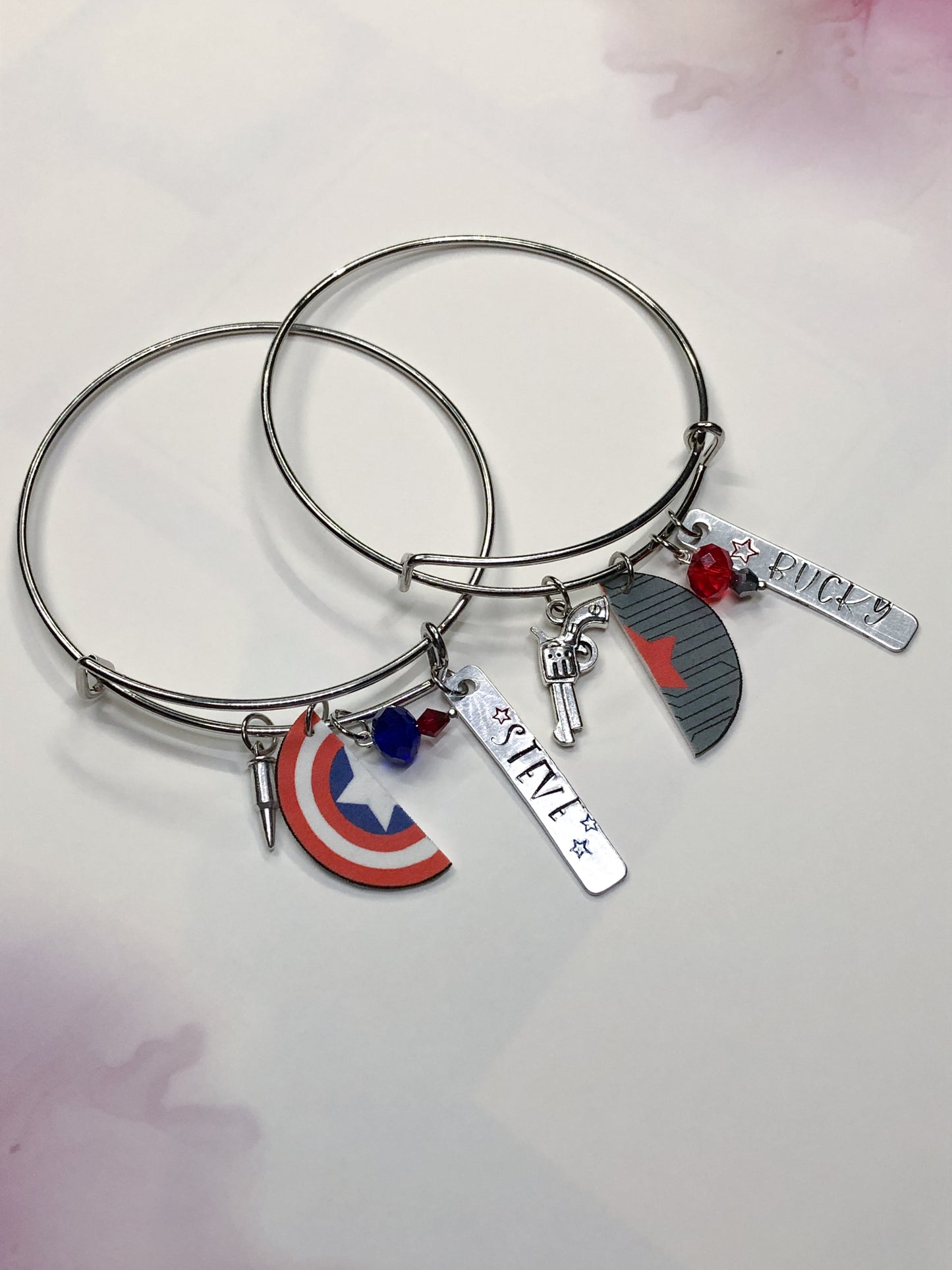 Winter Soldier Captain America Inspired Best Friend Bracelets