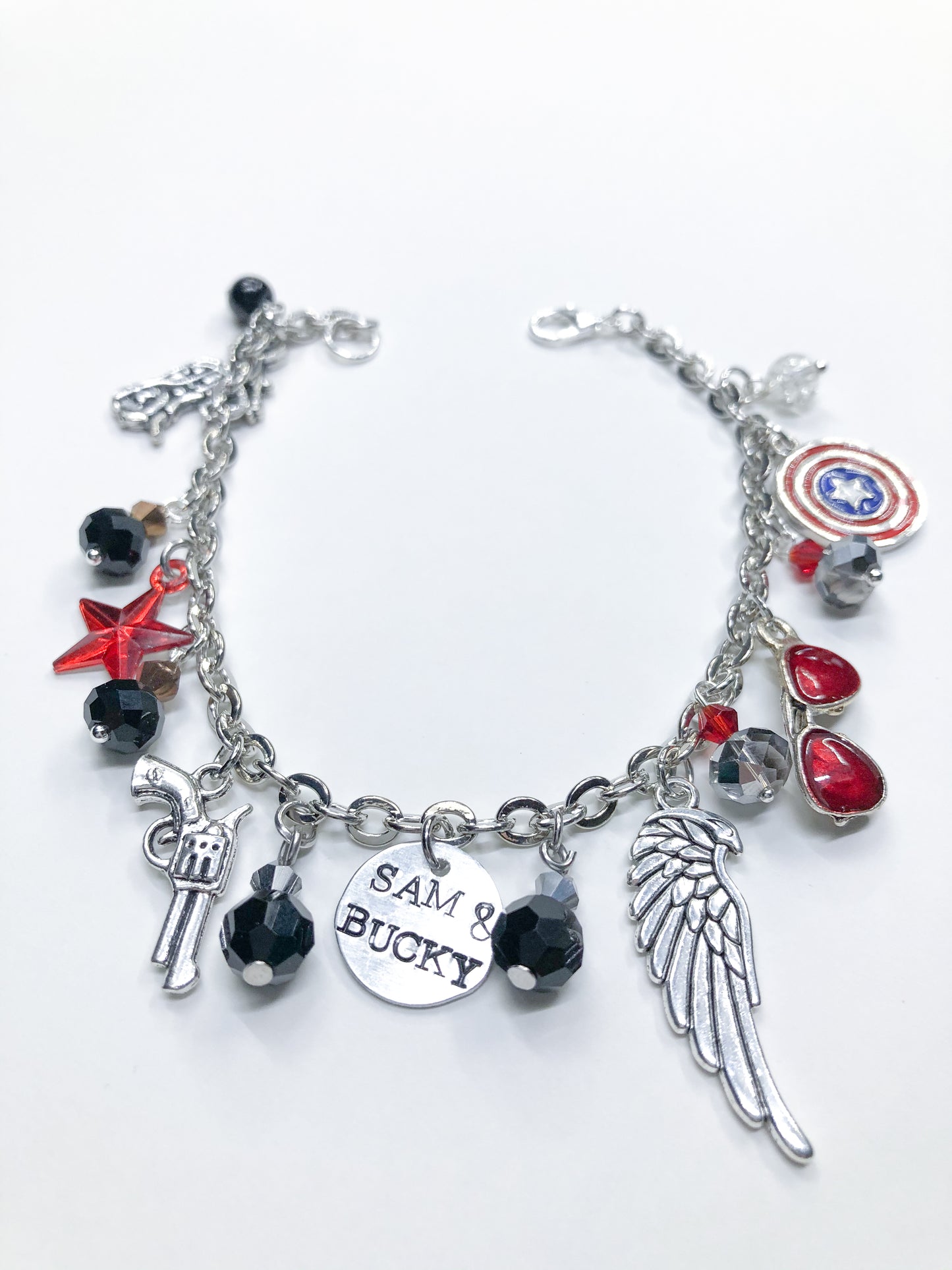 Falcon and Winter Soldier Inspired Loaded Bracelet