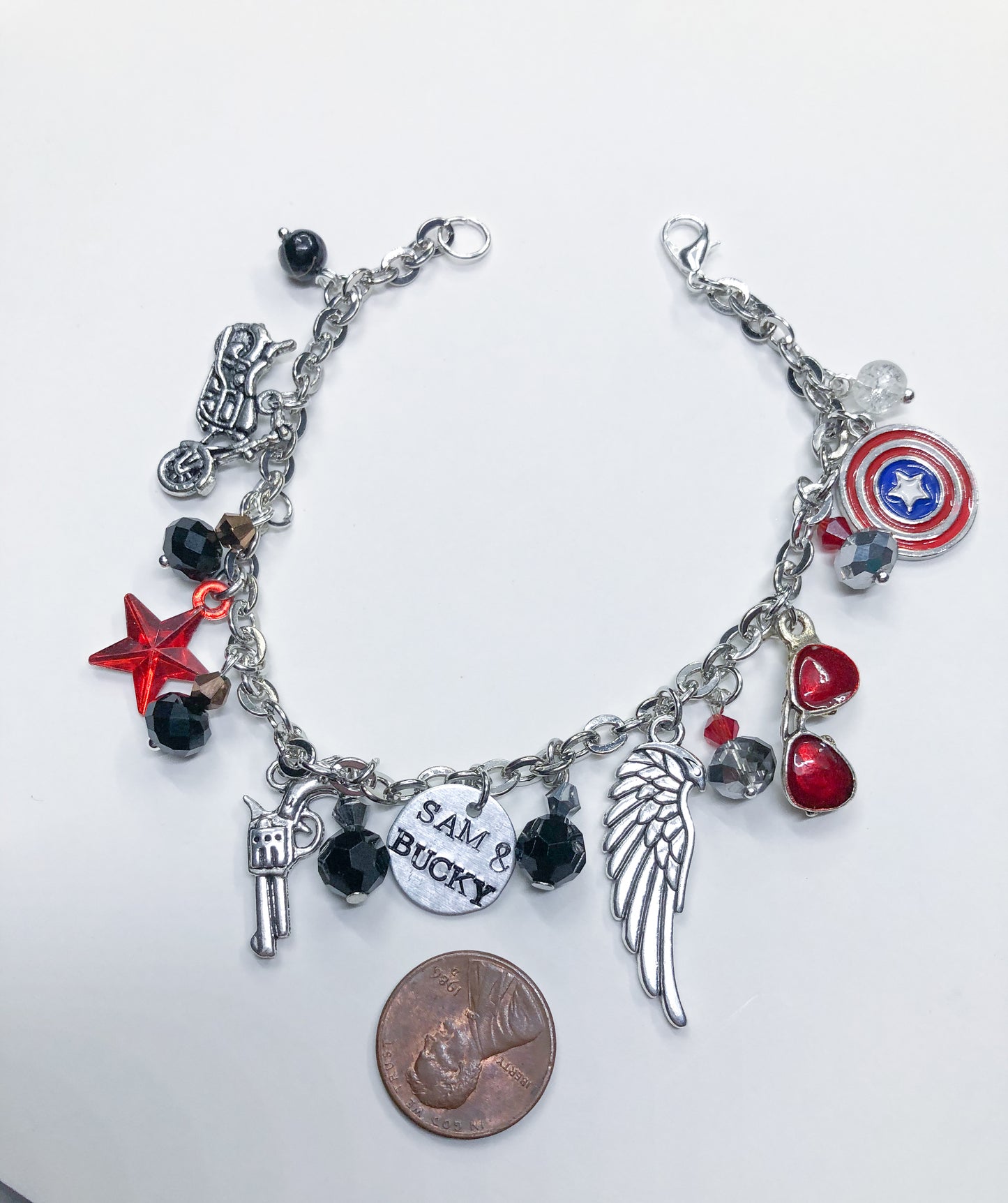 Falcon and Winter Soldier Inspired Loaded Bracelet