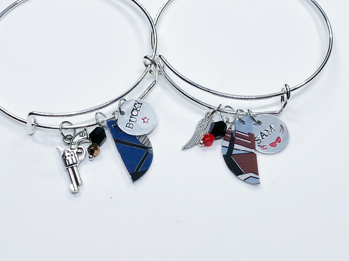 Falcon and Winter Soldier Inspired Best Friend Bangles