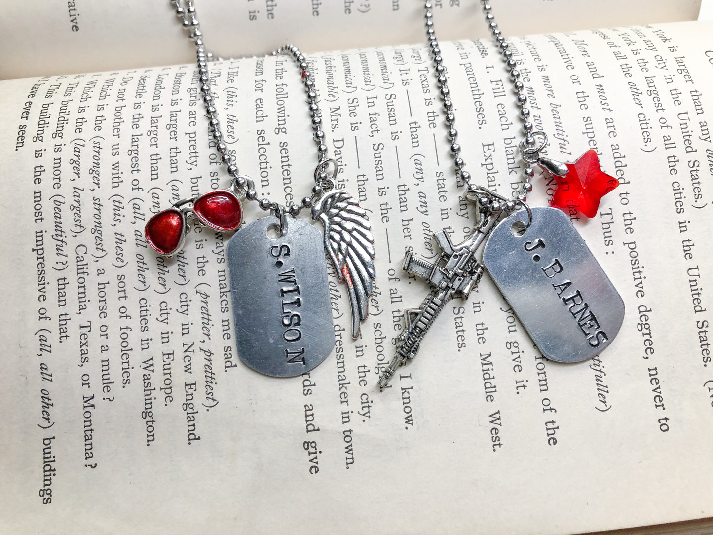 Falcon and Winter Soldier Inspired Dog Tags