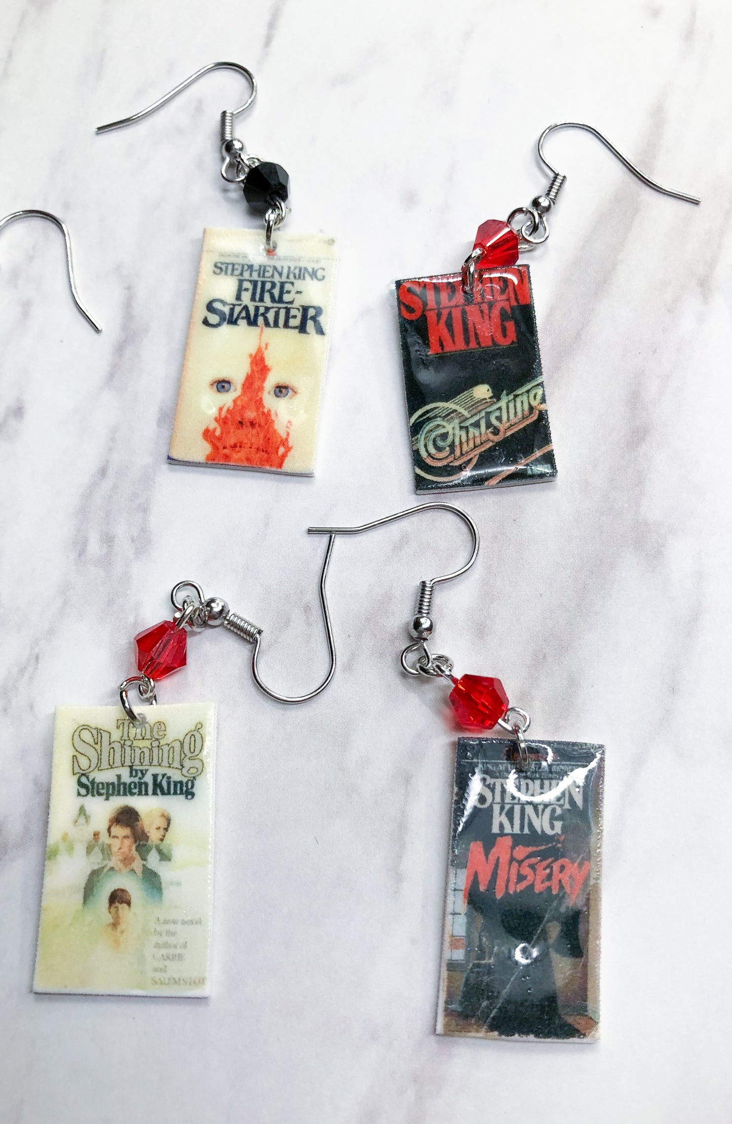 King Book Earrings