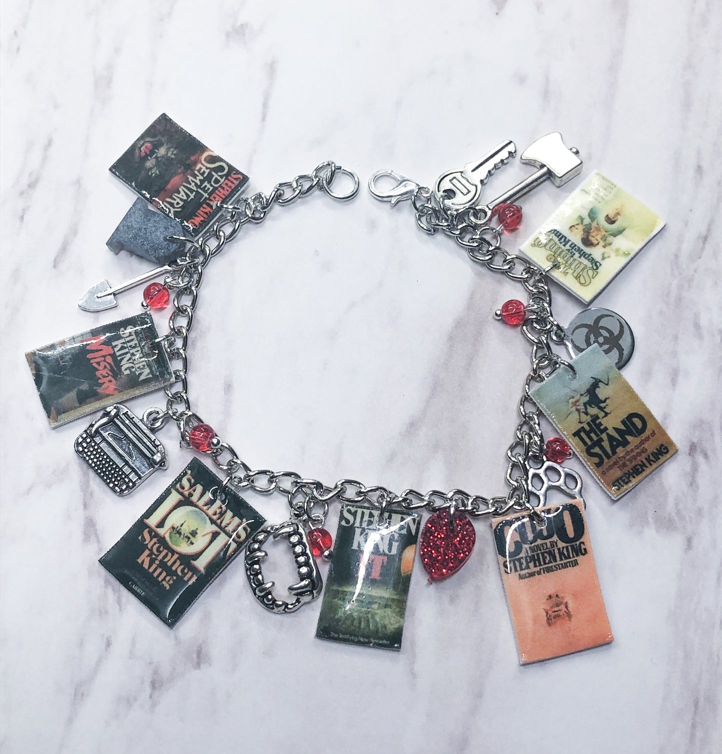 King Horror Book Bracelet