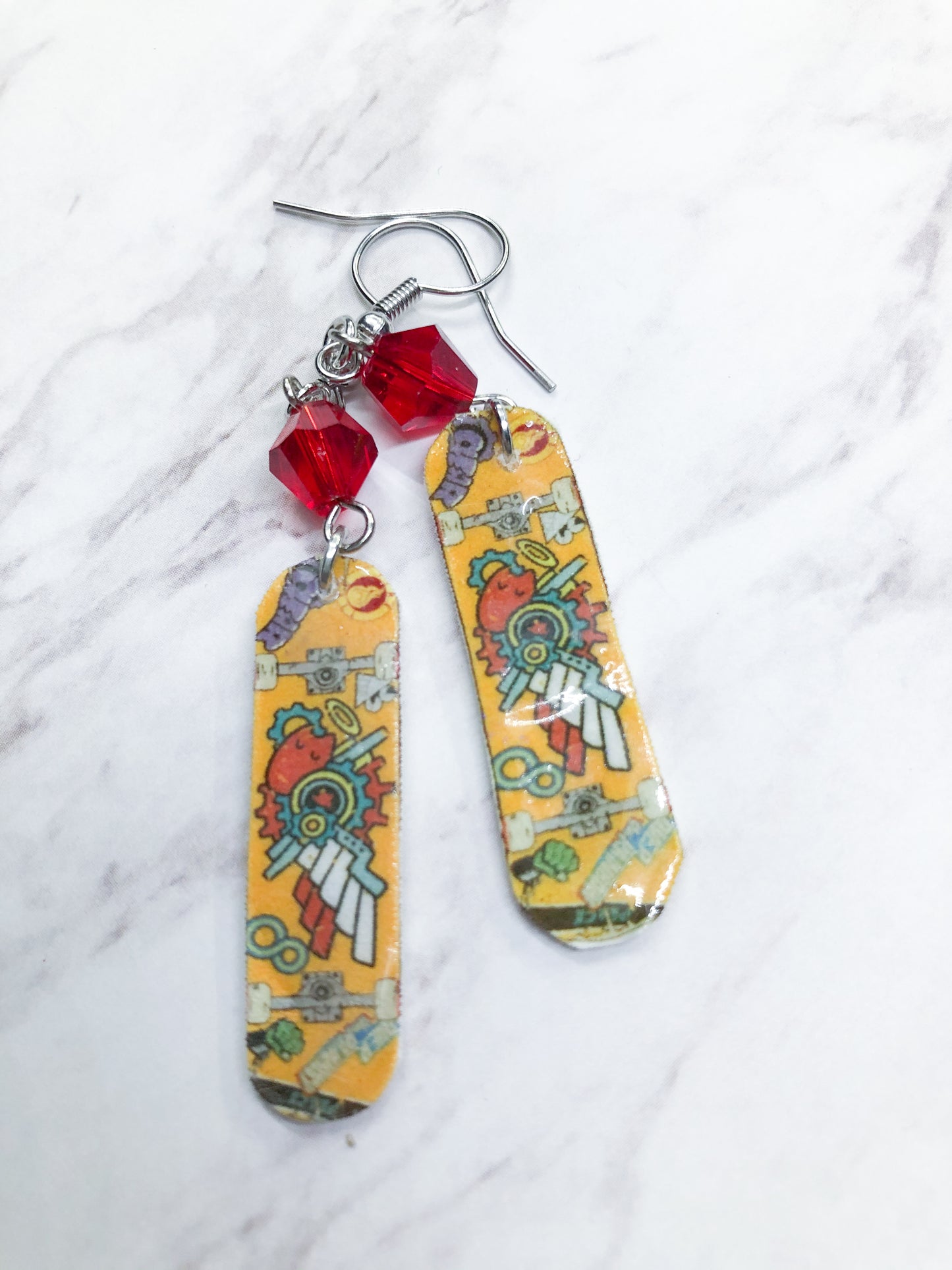 Sk8 Skateboard Earrings