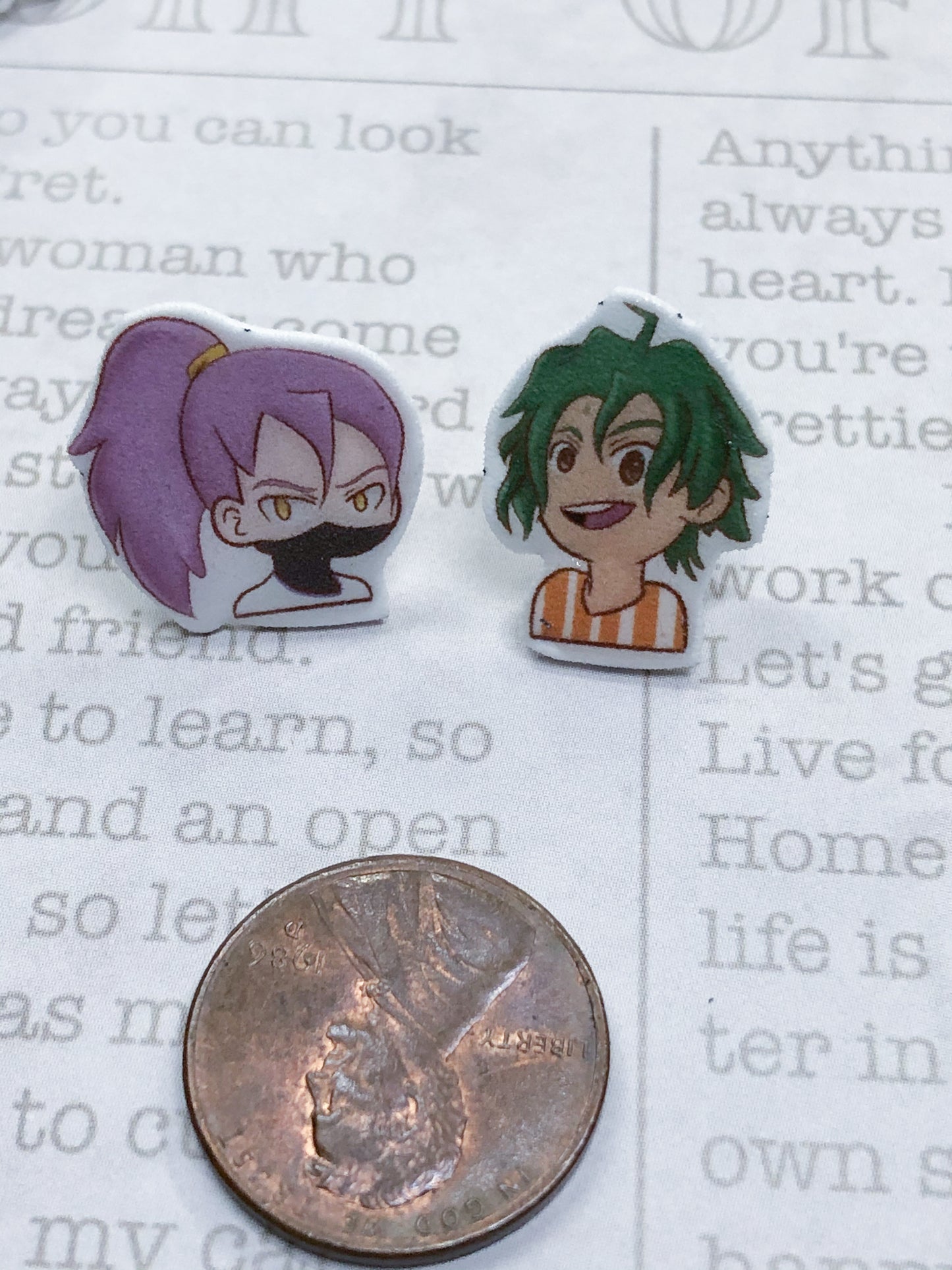 SK8 Character Chibi Stud Earrings