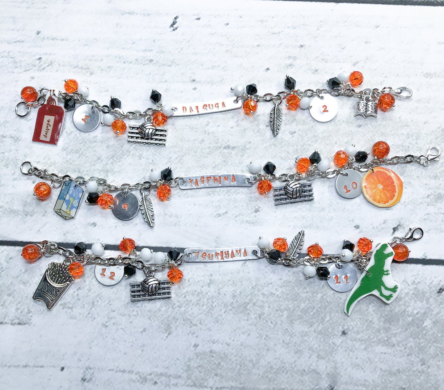 Haikyuu!! Inspired Loaded Bracelets