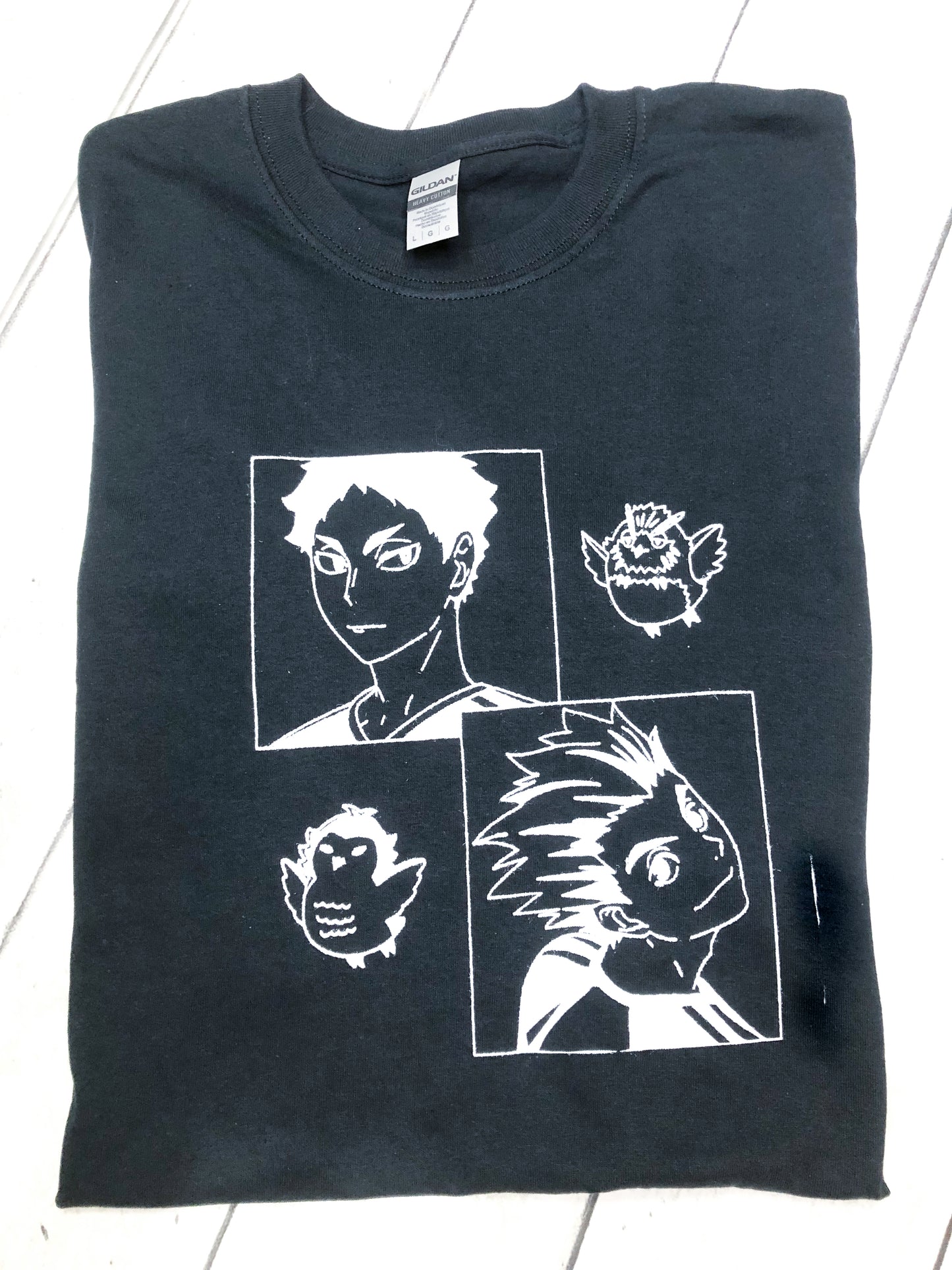 Bokuaka Screen Printed T Shirt