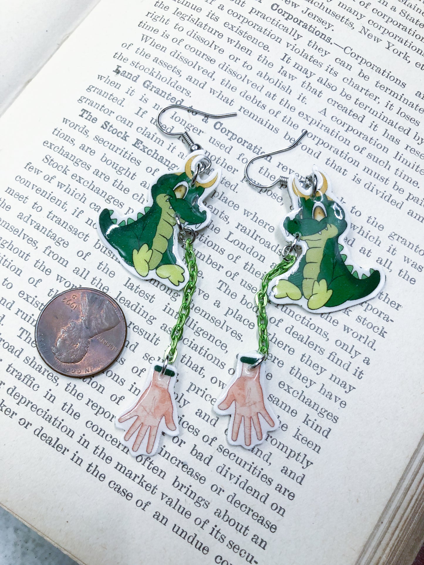 Crocodile Loki Earrings
