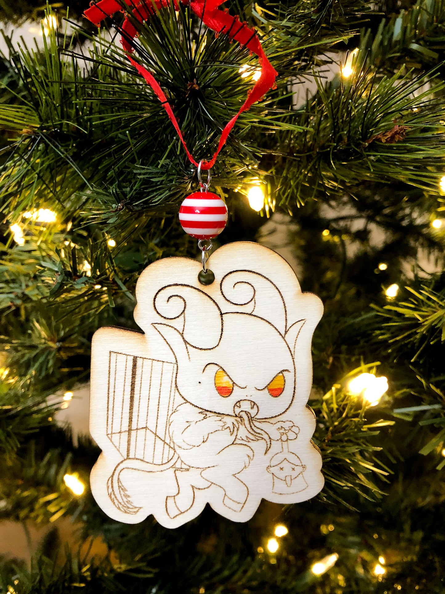 Krampus Wooden Ornament