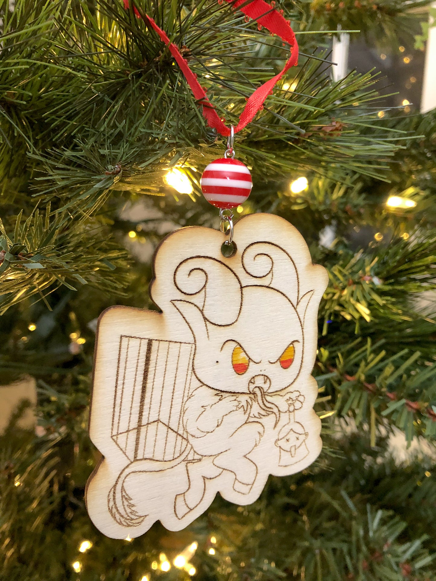 Krampus Wooden Ornament