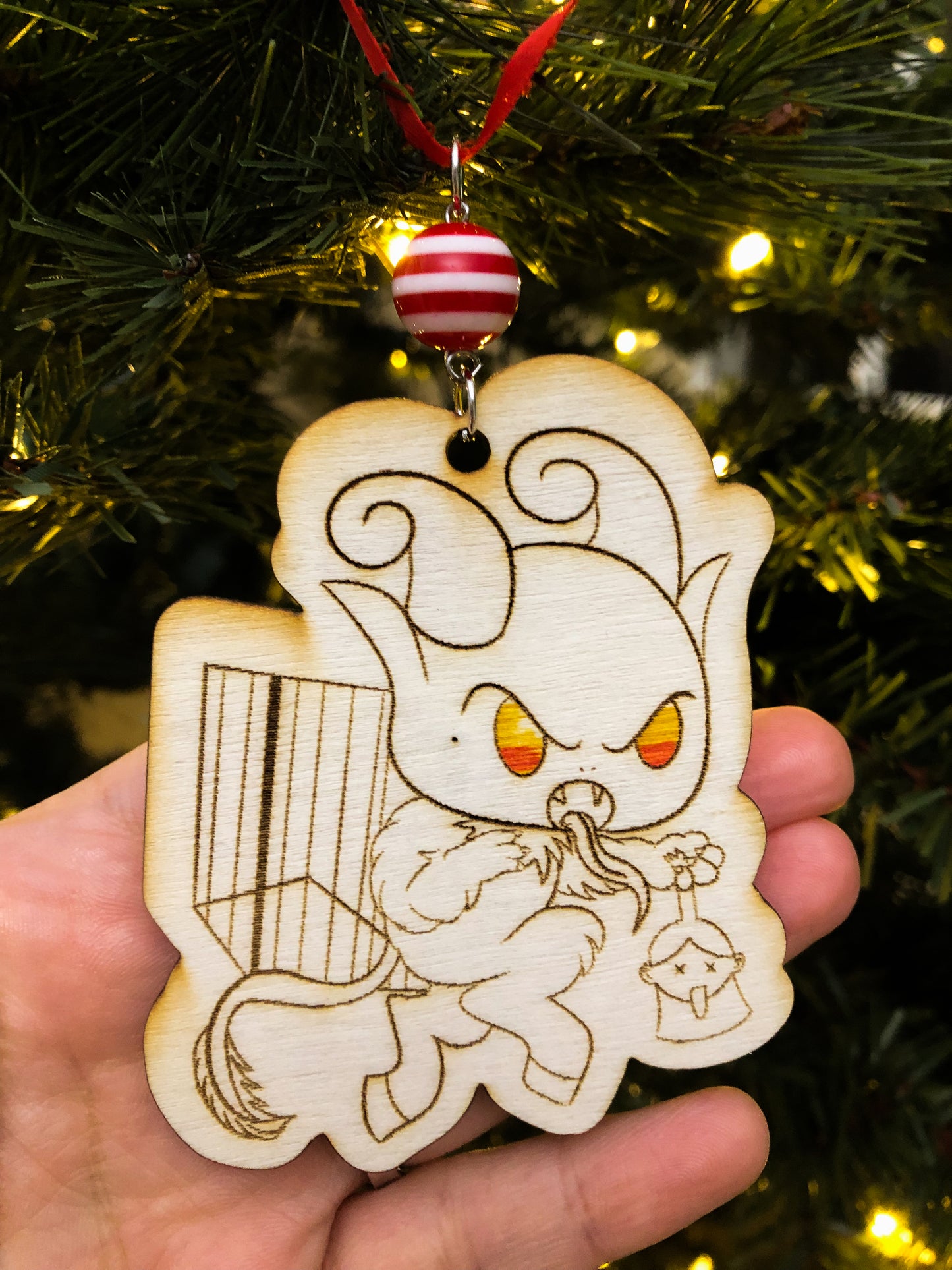 Krampus Wooden Ornament