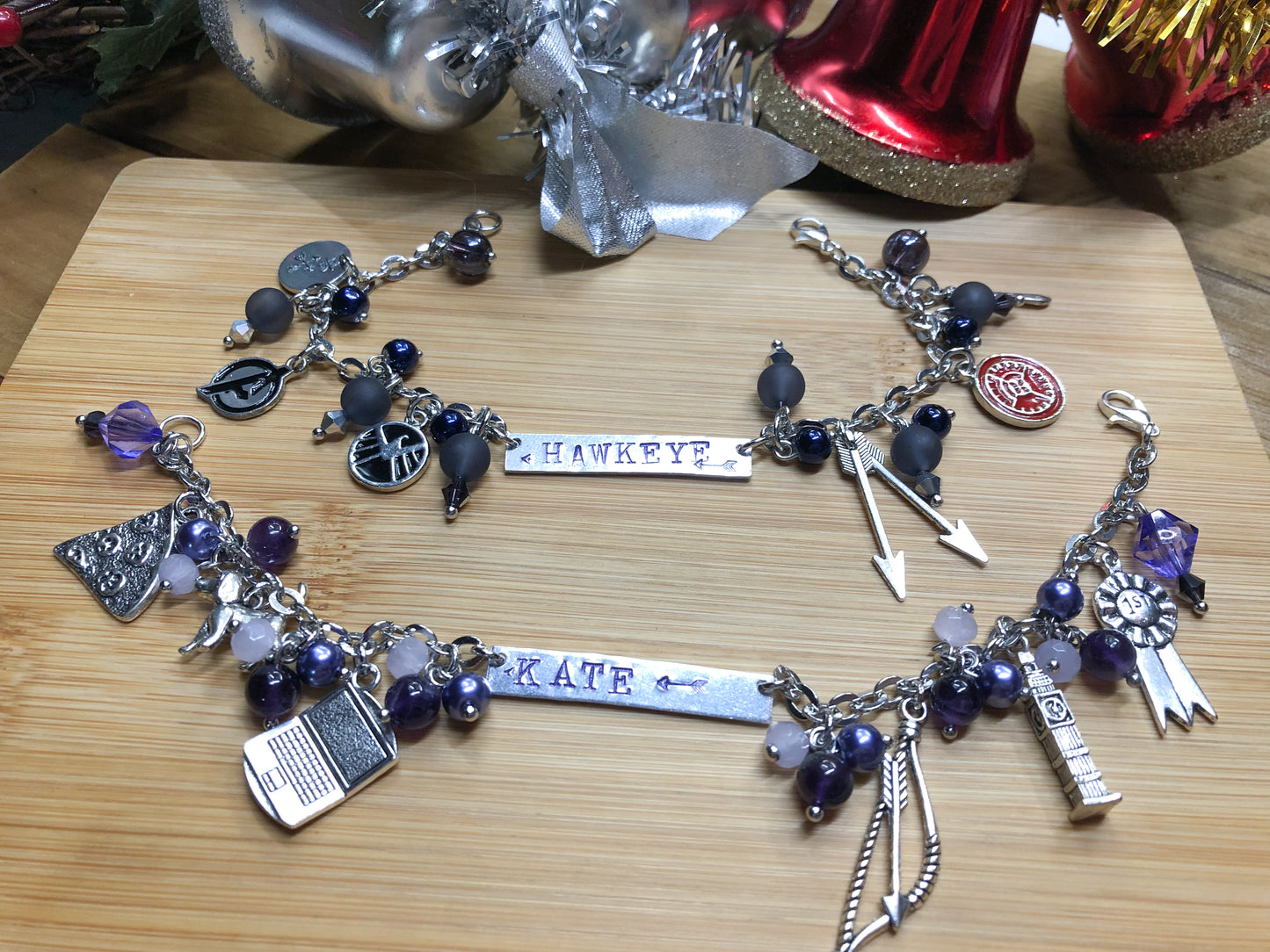 Hawkeye or Kate Inspired Loaded Bracelets