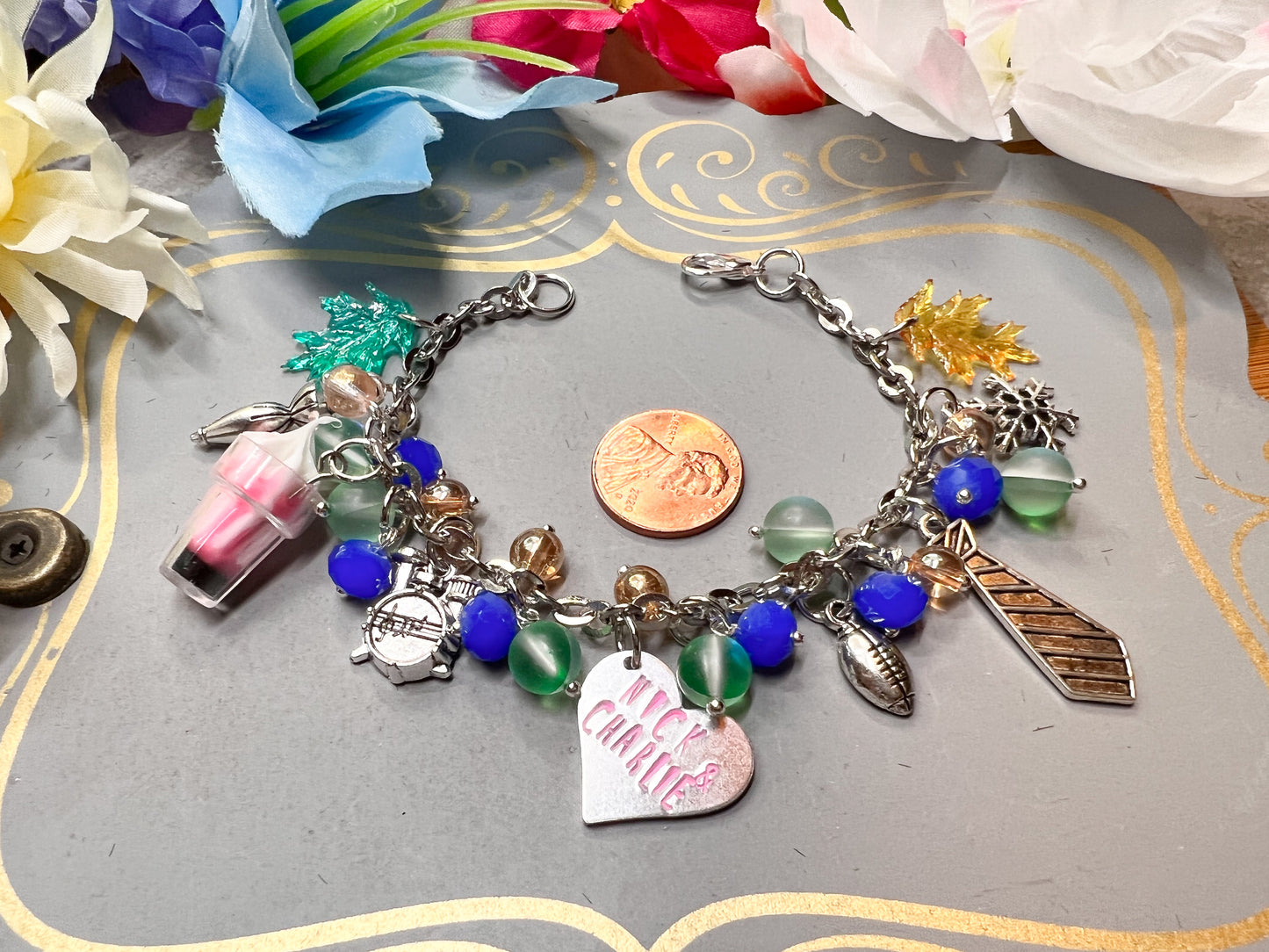 Heartstopper Inspired Loaded Bracelet