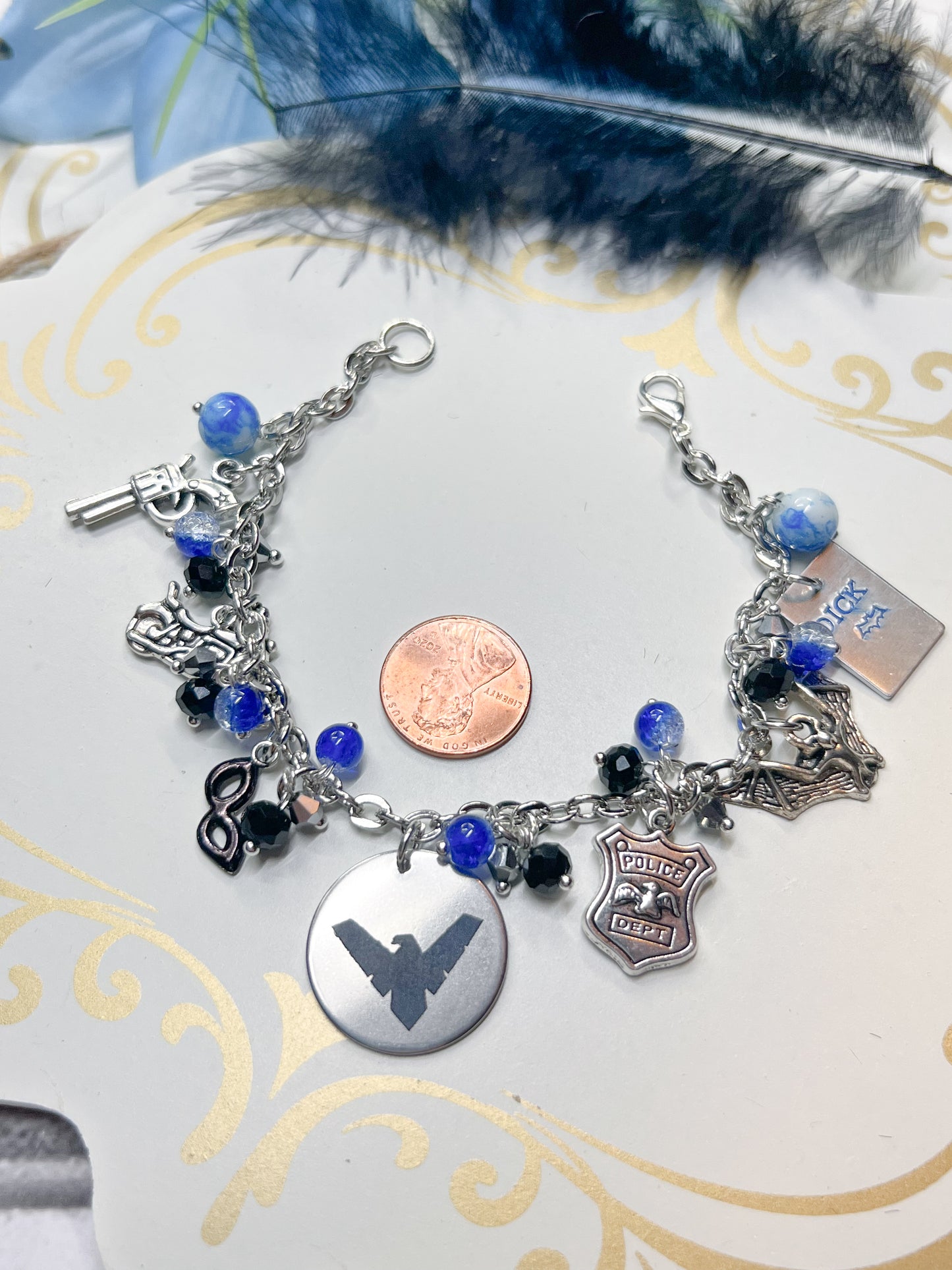 Nightwing Inspired Loaded Bracelet