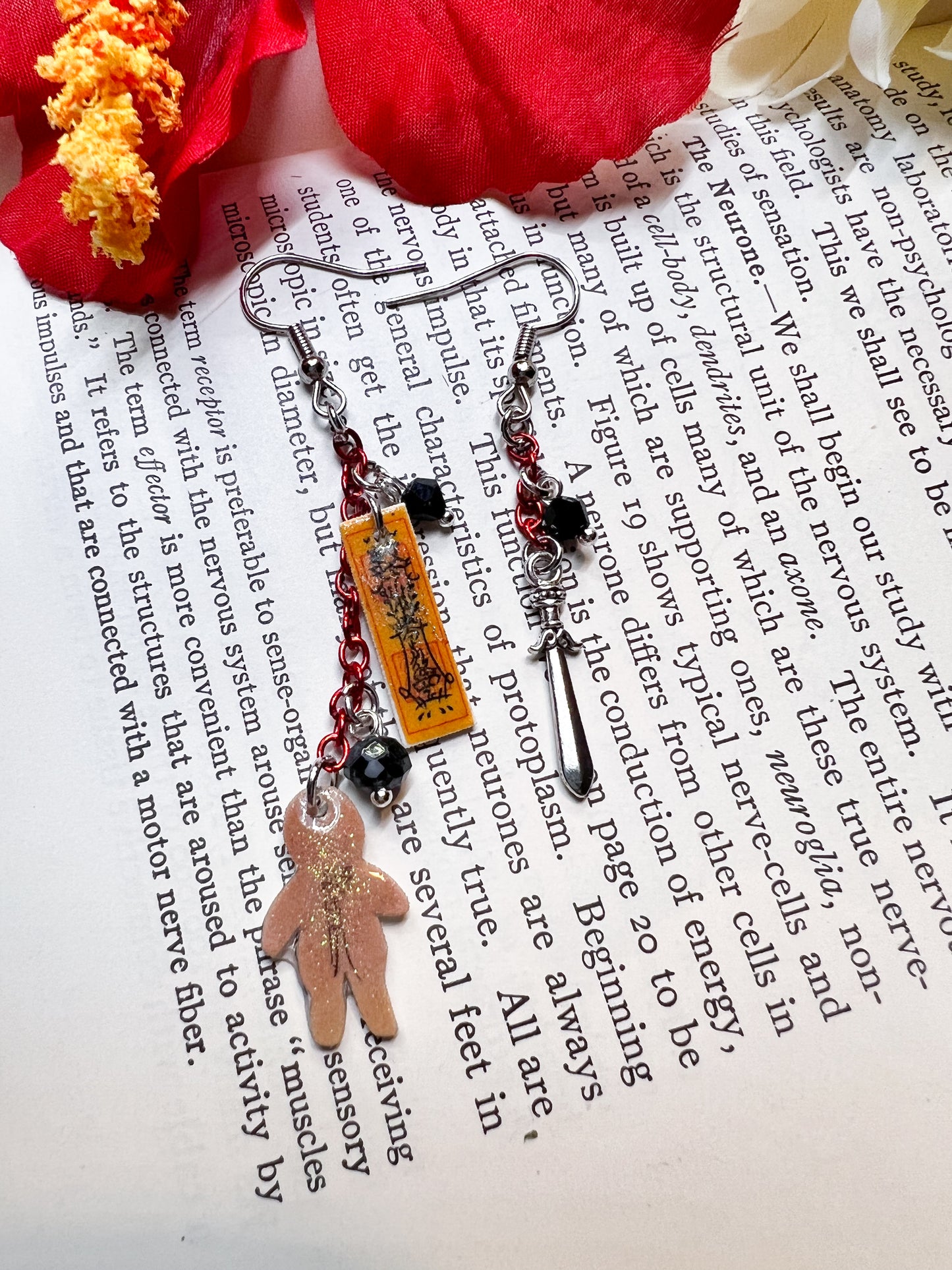 Untamed Asymmetrical Character Earrings