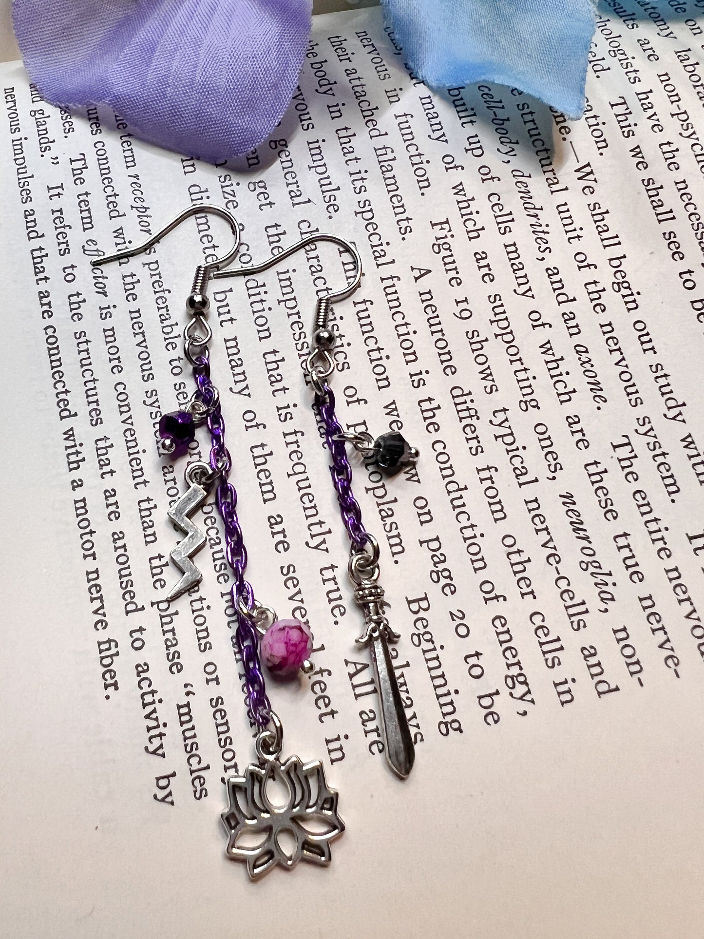 Untamed Asymmetrical Character Earrings