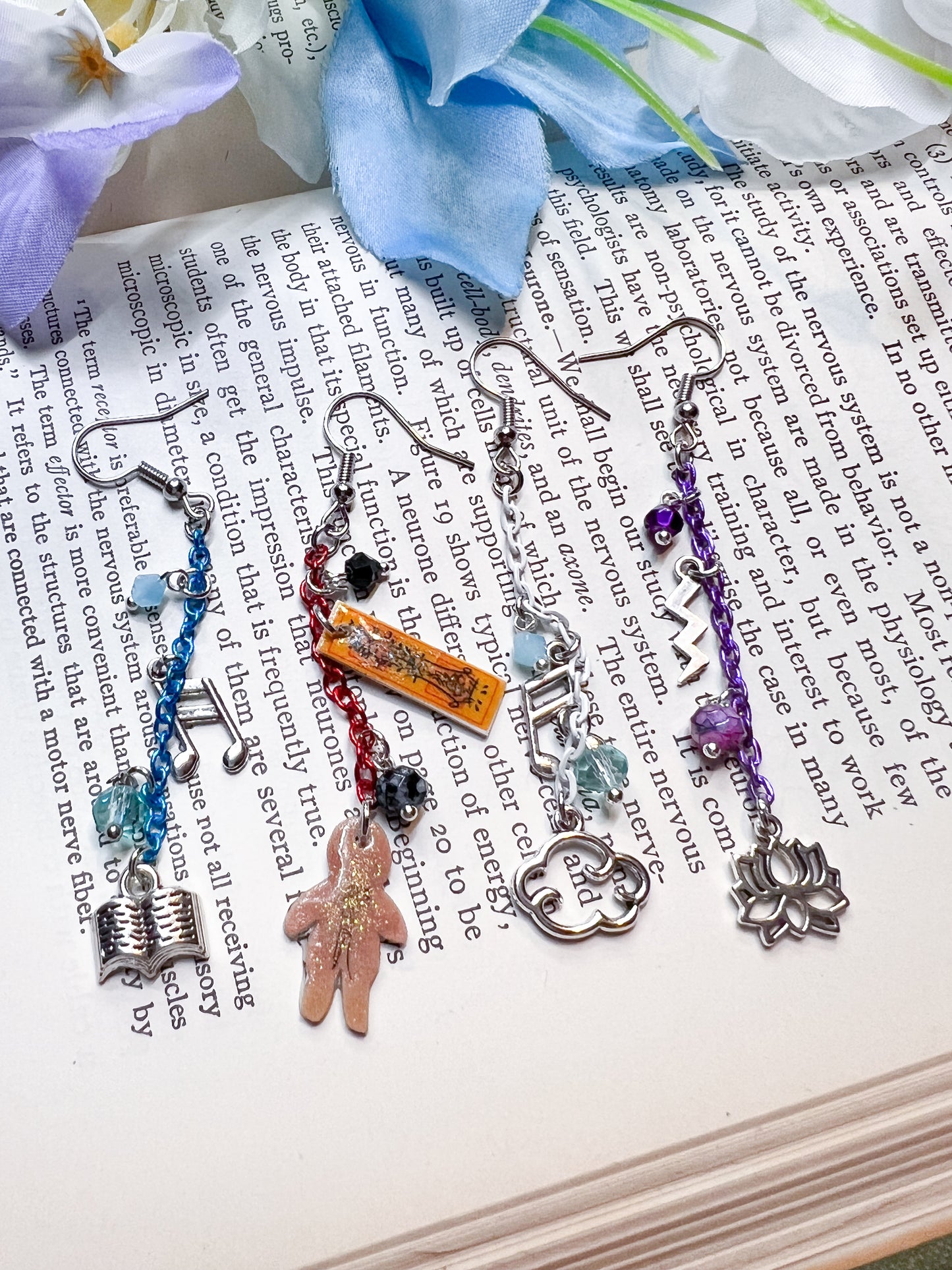 Untamed Asymmetrical Character Earrings