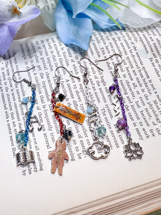 Untamed Asymmetrical Character Earrings