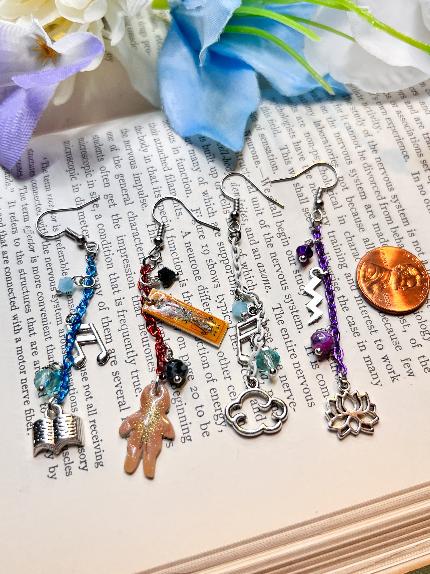 Untamed Asymmetrical Character Earrings