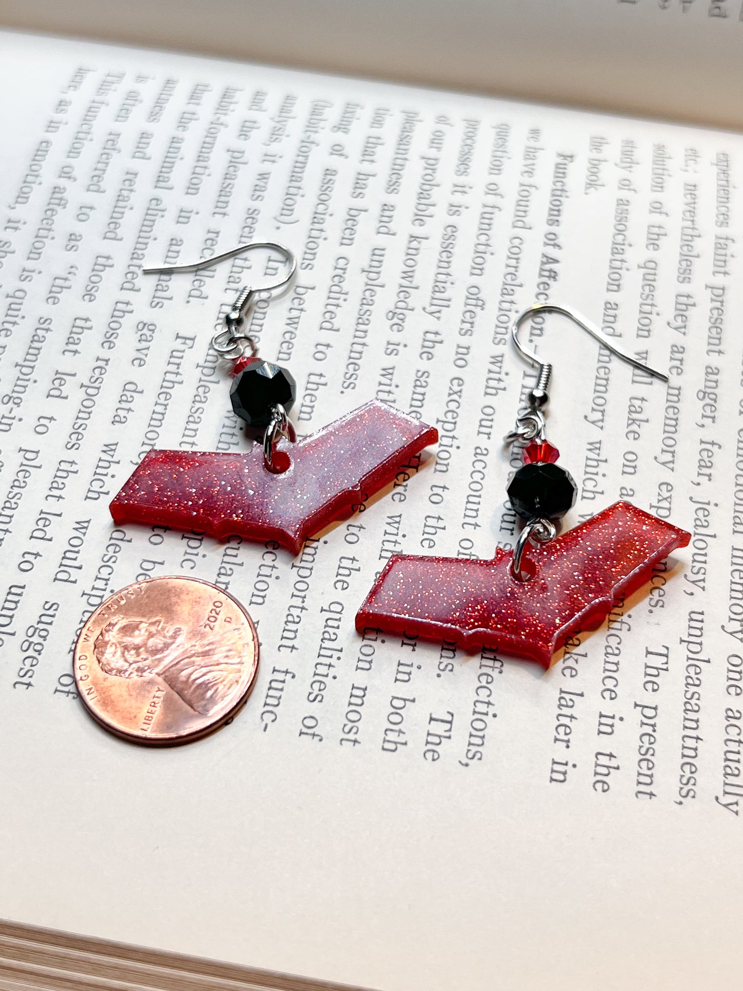 Redhood Inspired Earrings