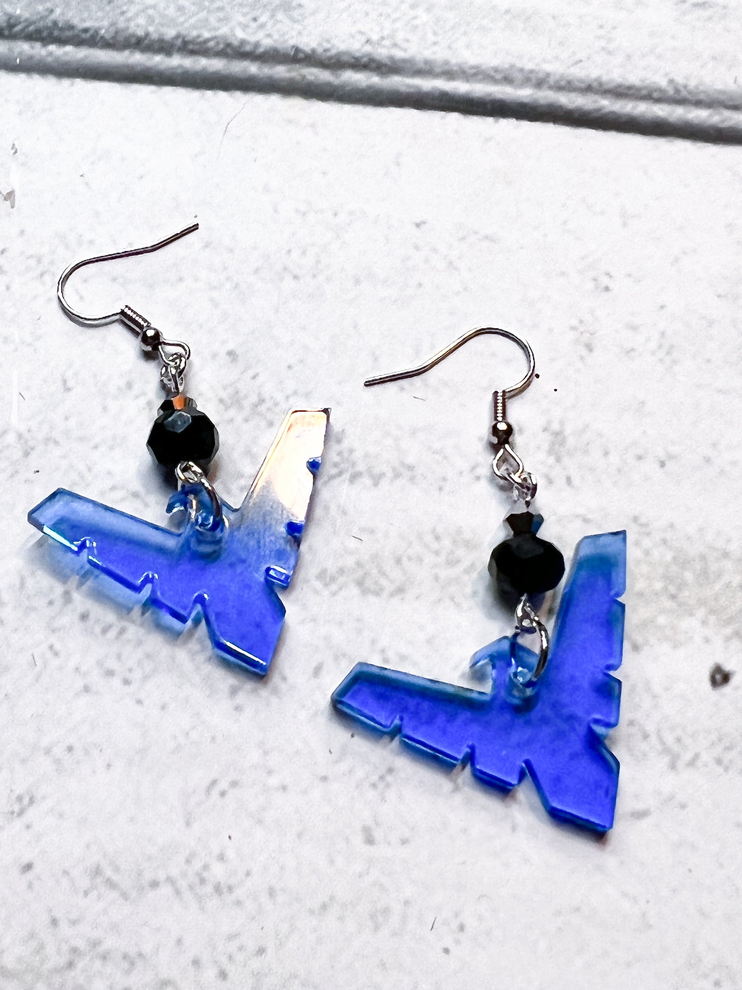 Nightwing Acrylic Earrings