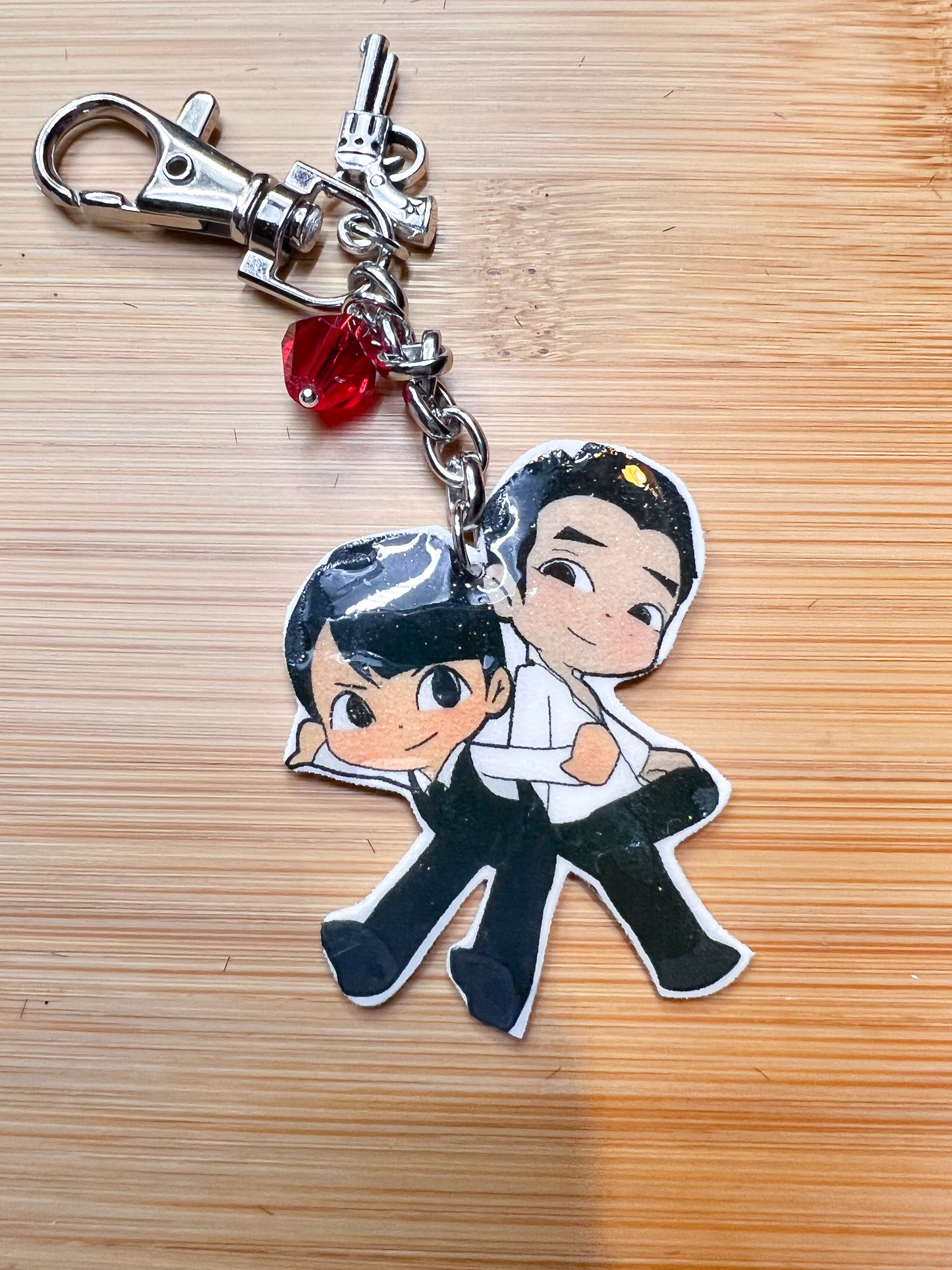 Kinn Porsche Chibi Key Chains