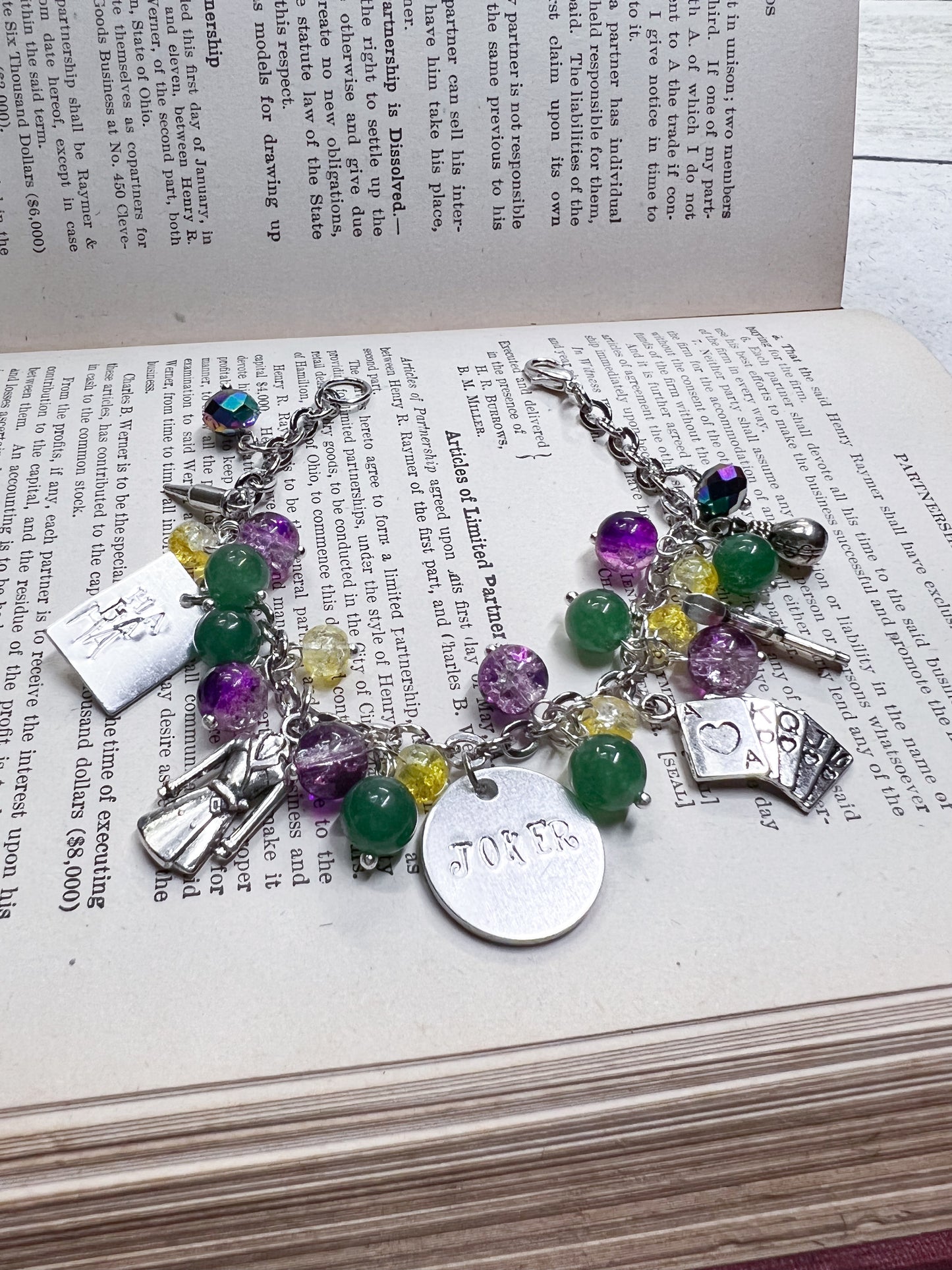 Joker Inspired Loaded Bracelet