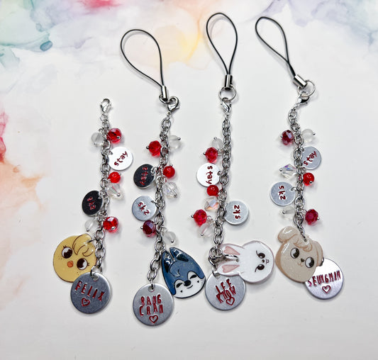 K-Pop Stray Kids Inspired Light Stick Charms