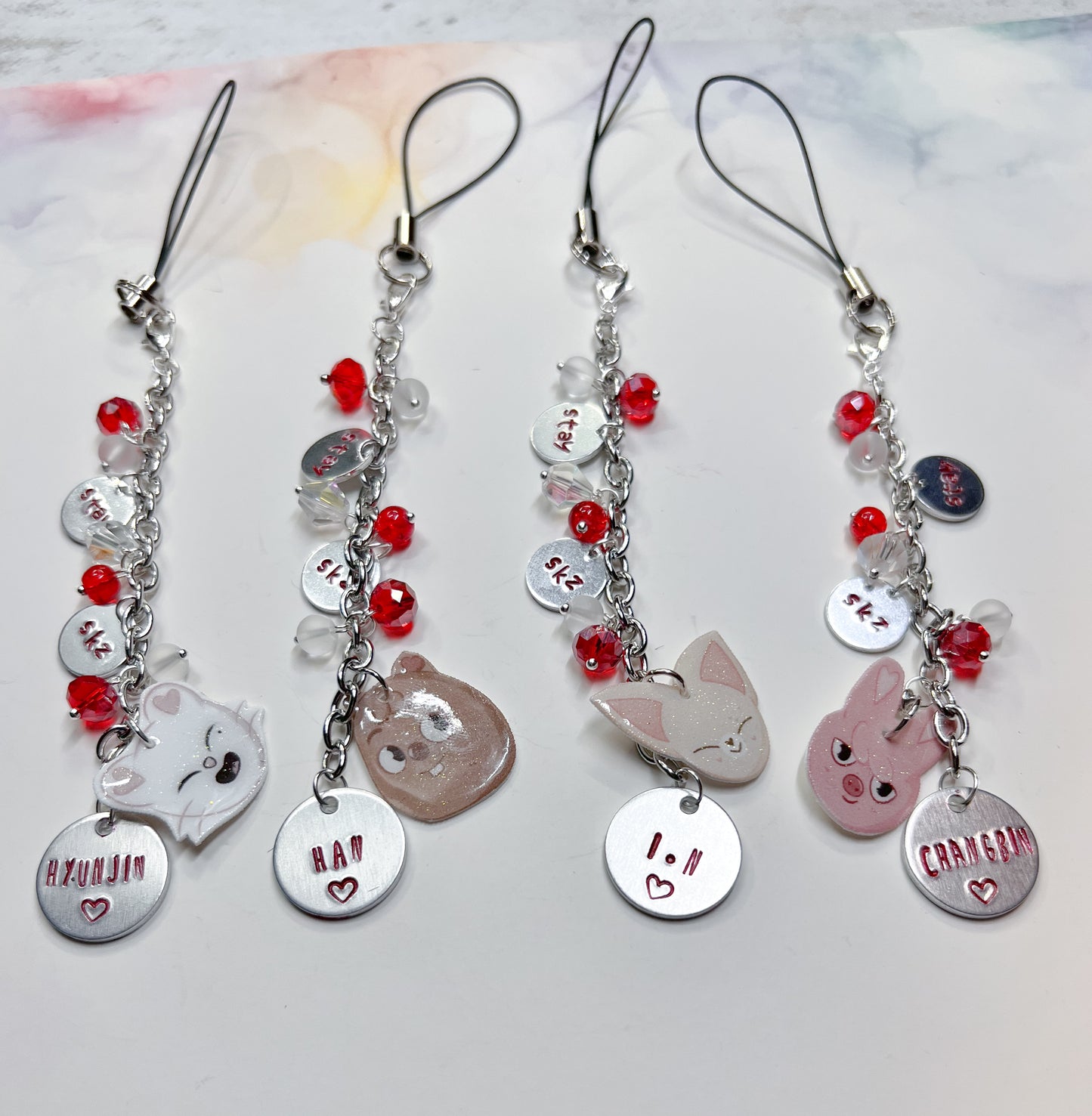 K-Pop Stray Kids Inspired Light Stick Charms